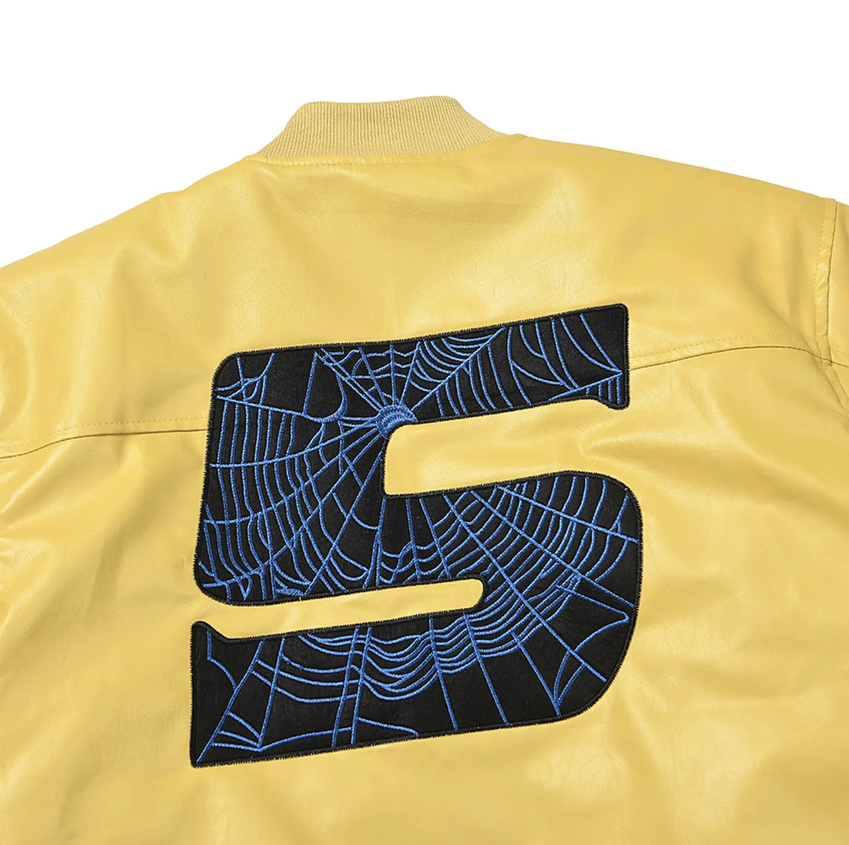 JACKET SP5DER LEATHER LOGO