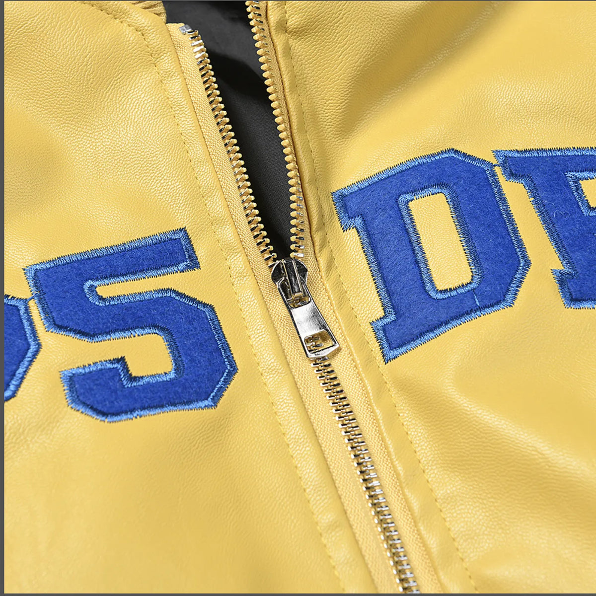 JACKET SP5DER LEATHER LOGO