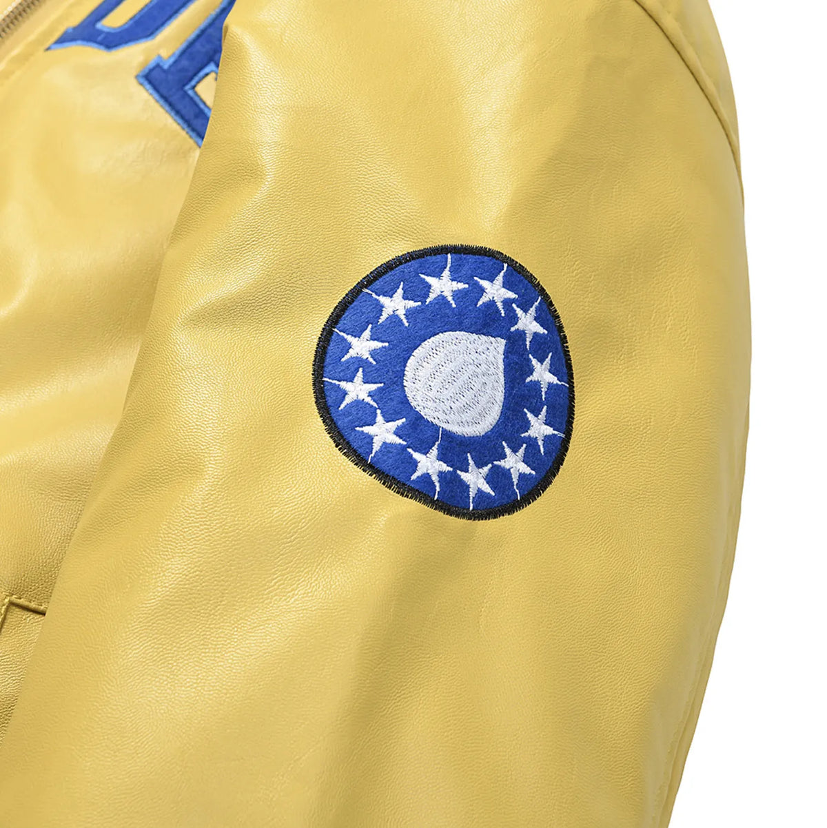 JACKET SP5DER LEATHER LOGO