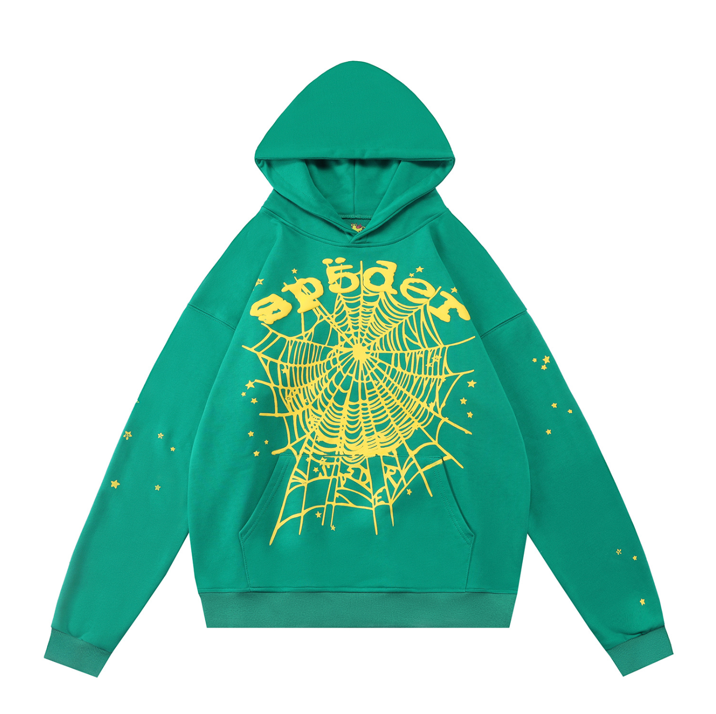 HOODIE SP5DER STAR OG WEB V2