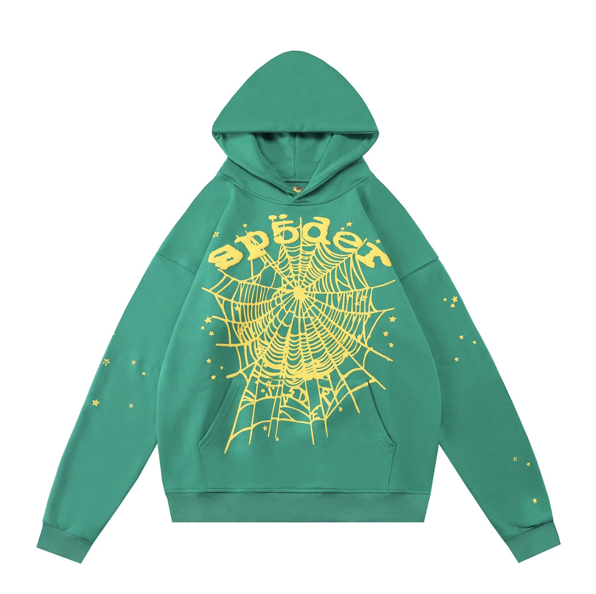 HOODIE SP5DER STAR OG WEB V2