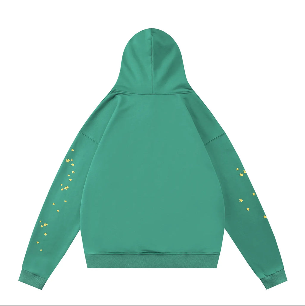 HOODIE SP5DER STAR OG WEB V2
