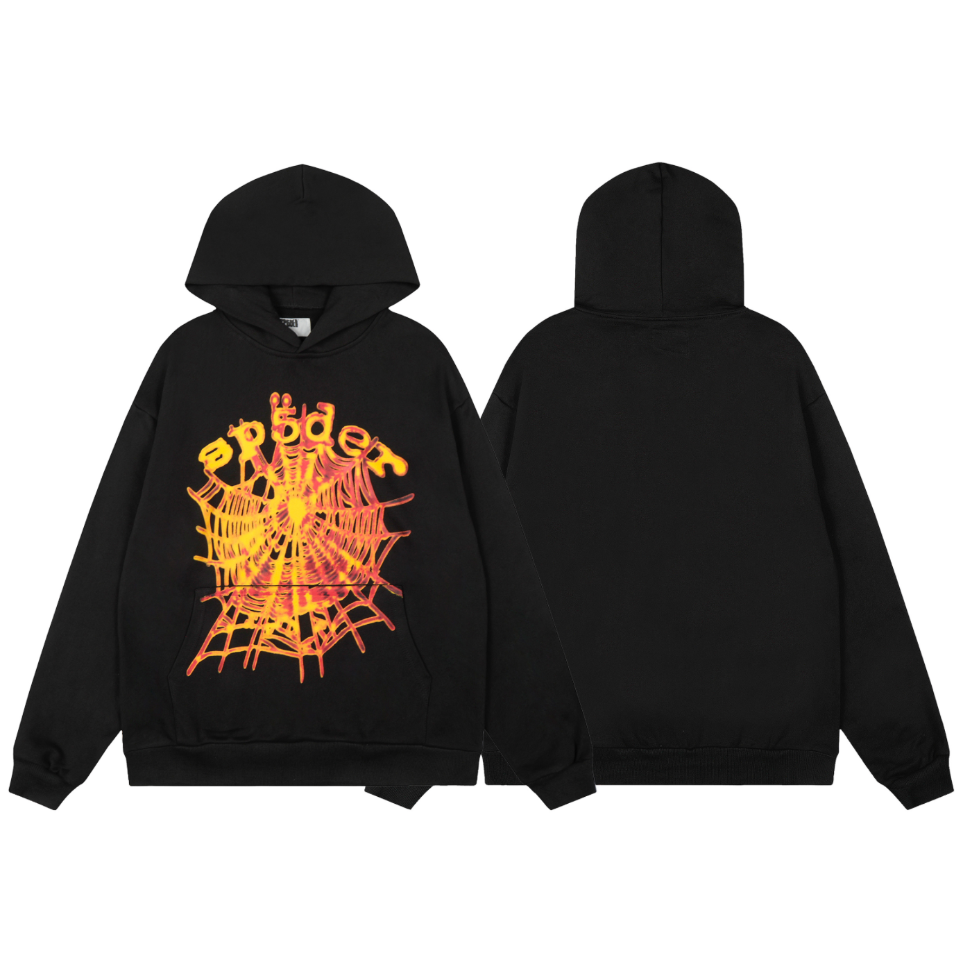 HOODIE SP5DER OG WEB V2 FIRE