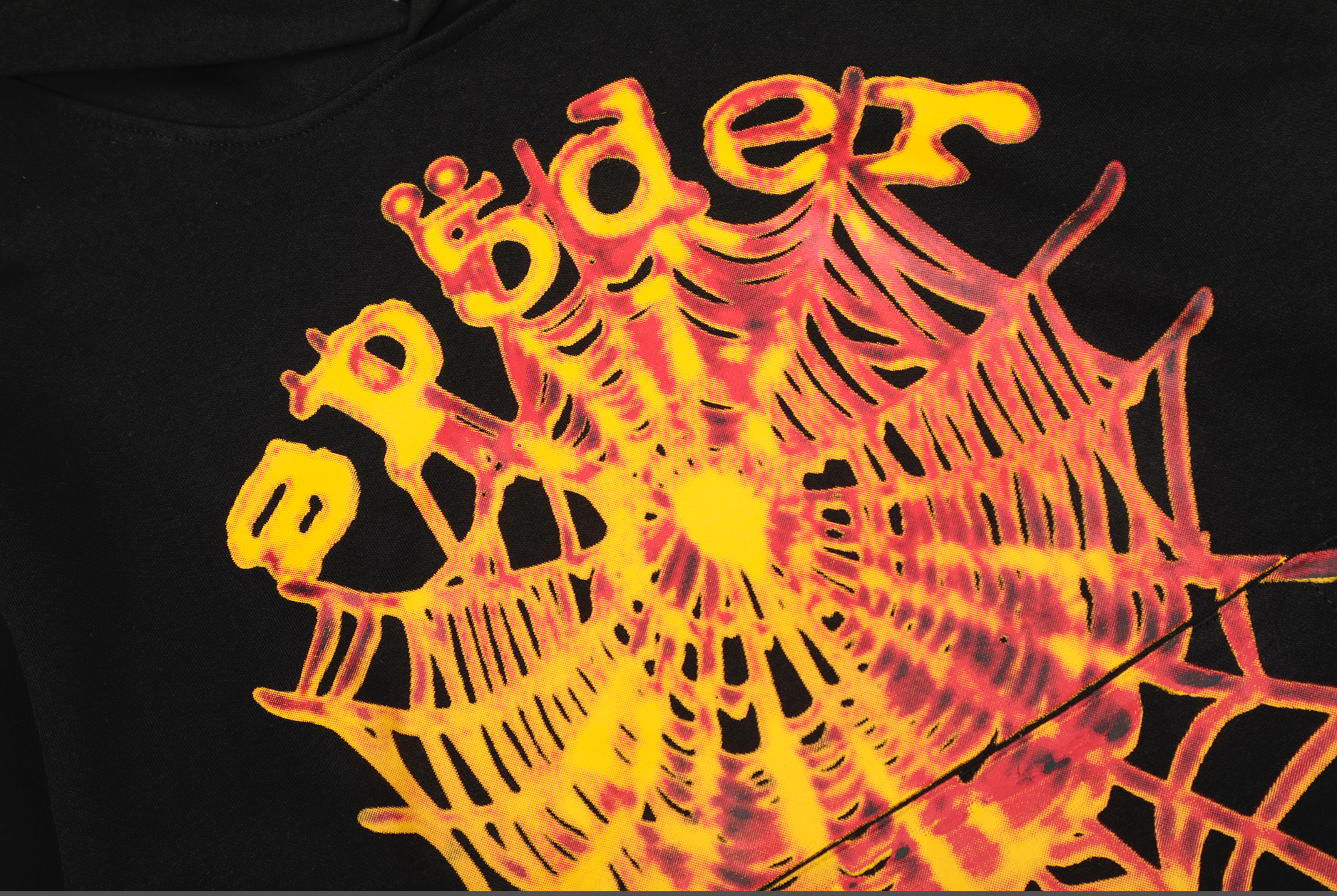 HOODIE SP5DER OG WEB V2 FIRE