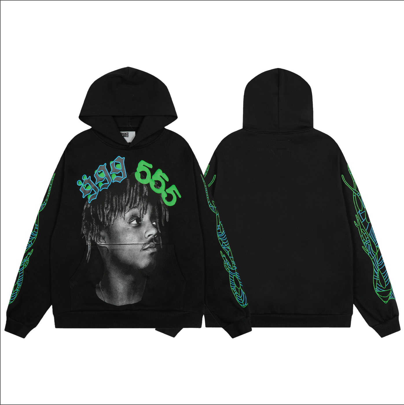 HOODIE SP5DER X JUICE WRLD 999
