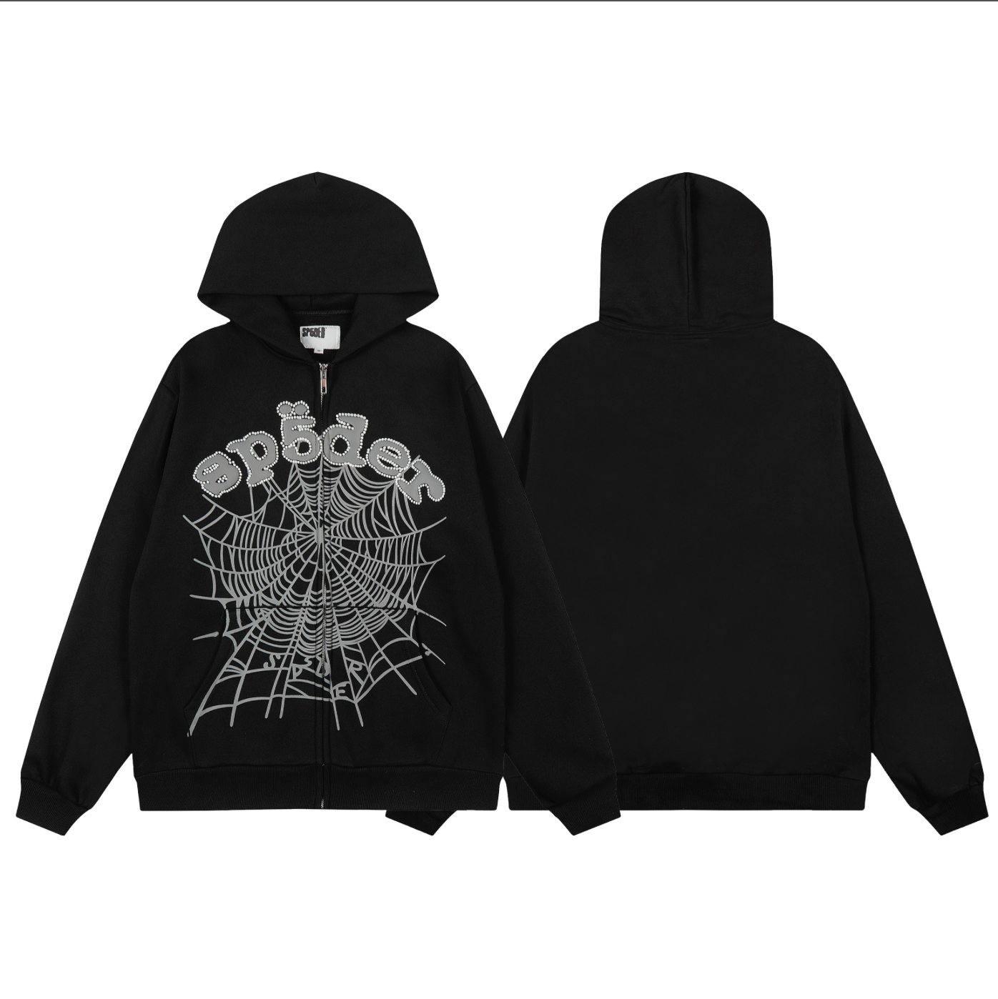 HOODIE ZIPPER SP5DER OG WEB V2