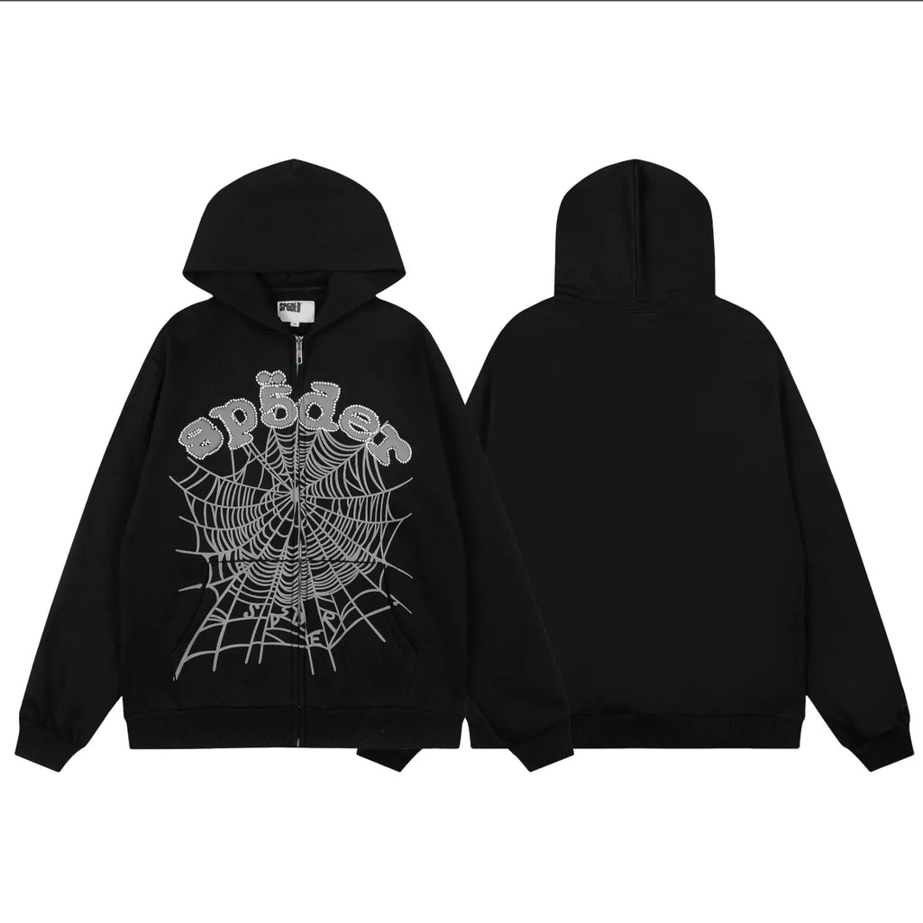 HOODIE ZIPPER SP5DER OG WEB V2