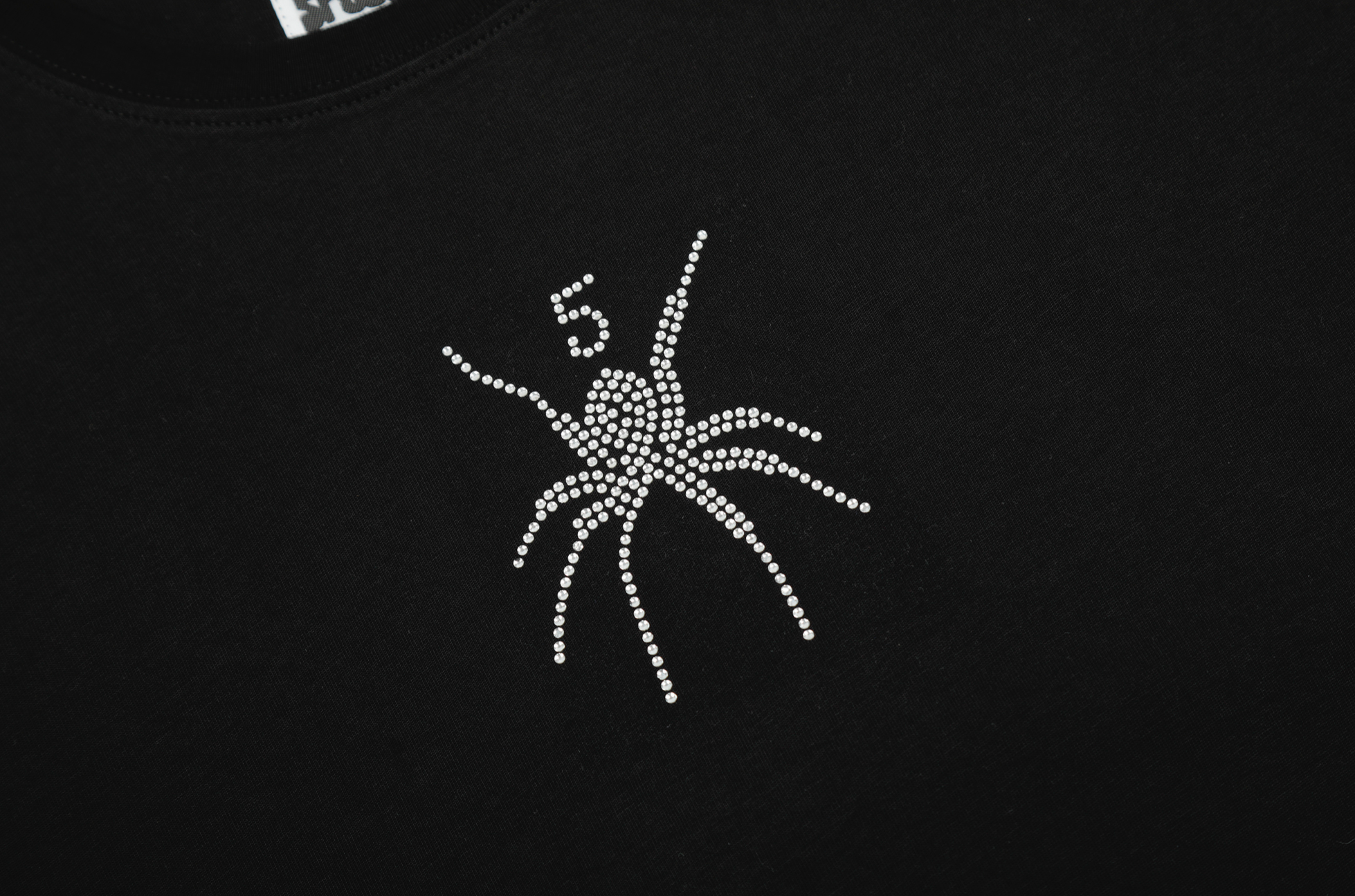 PLAYERA SP5DER RHINESTONE