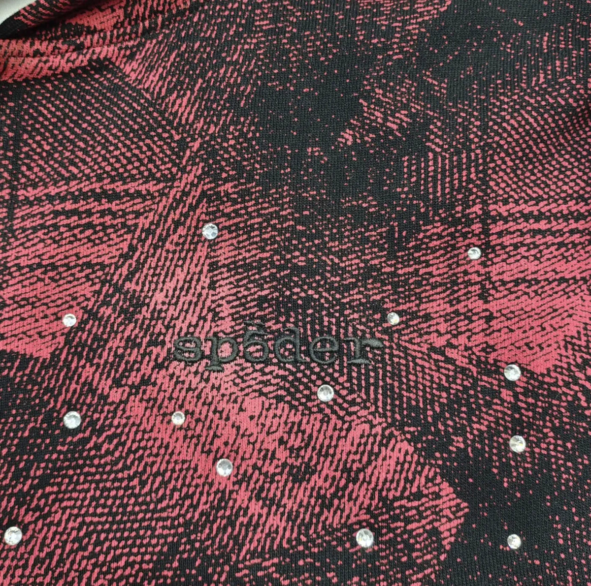 HOODIE ZIPPER SP5DER STAR PLAID