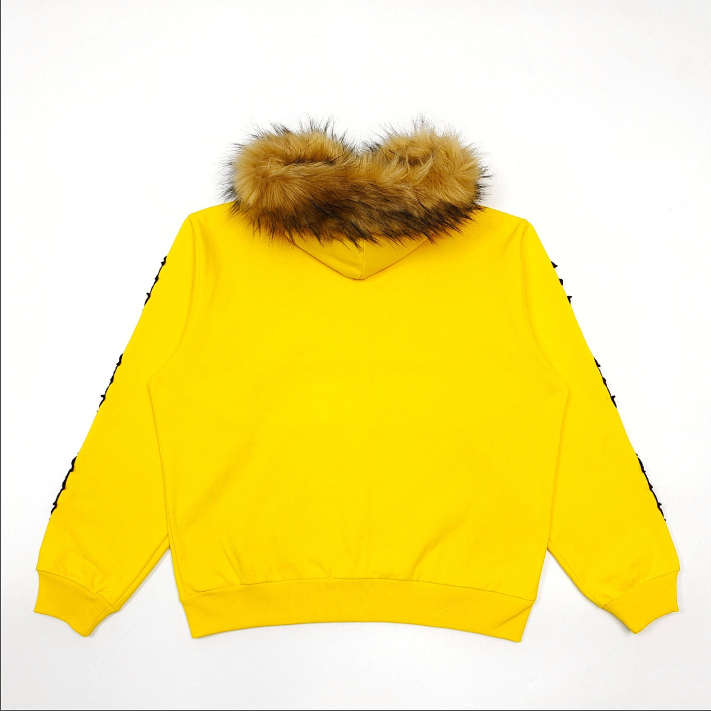 HOODIE ZIPPER SP5DER FAUX-FUR