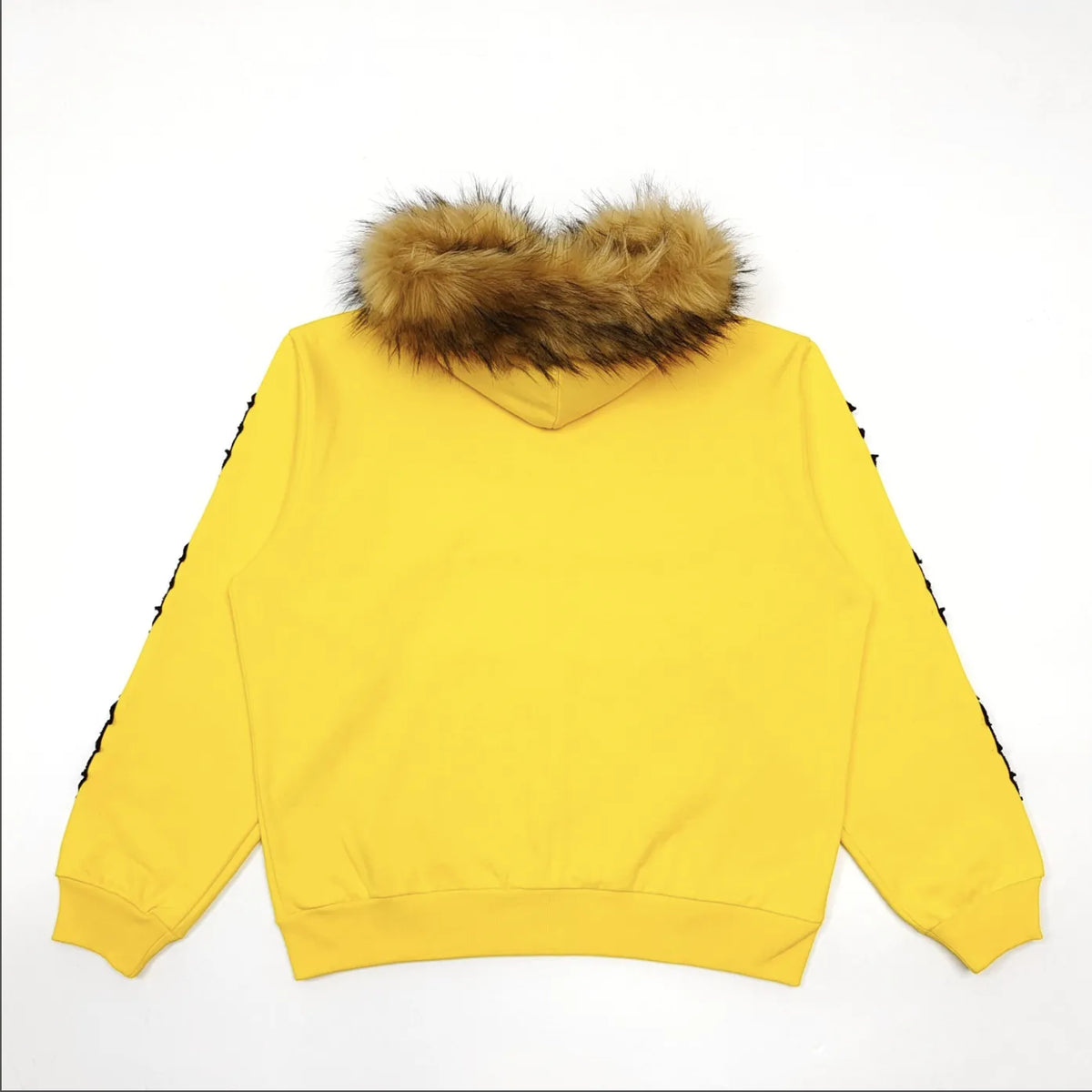 HOODIE ZIPPER SP5DER FAUX-FUR