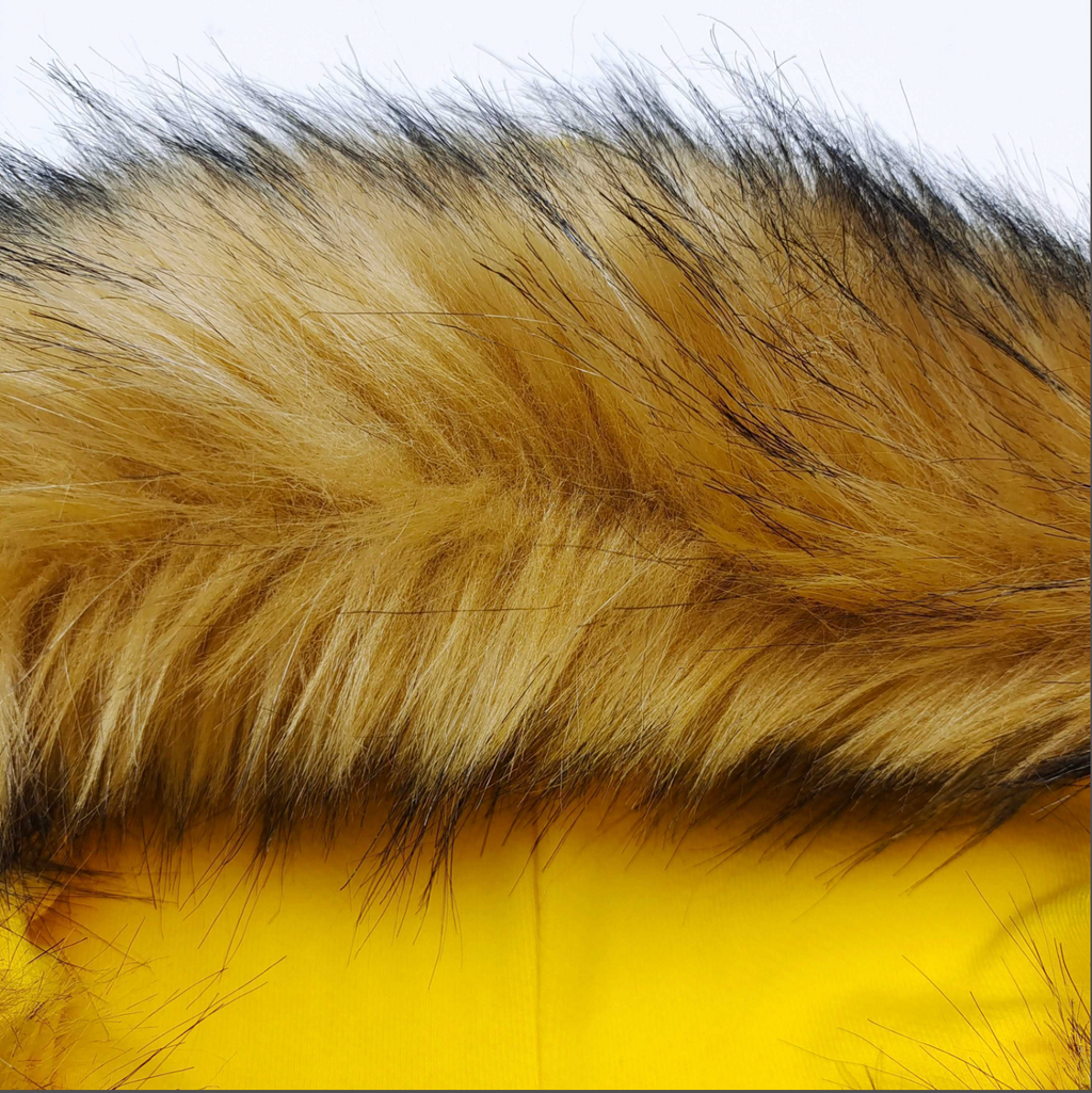 HOODIE ZIPPER SP5DER FAUX-FUR