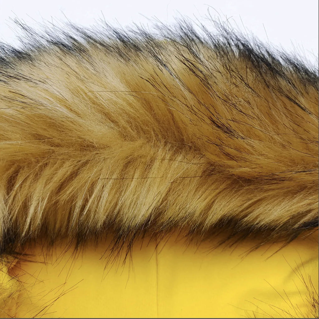 HOODIE ZIPPER SP5DER FAUX-FUR