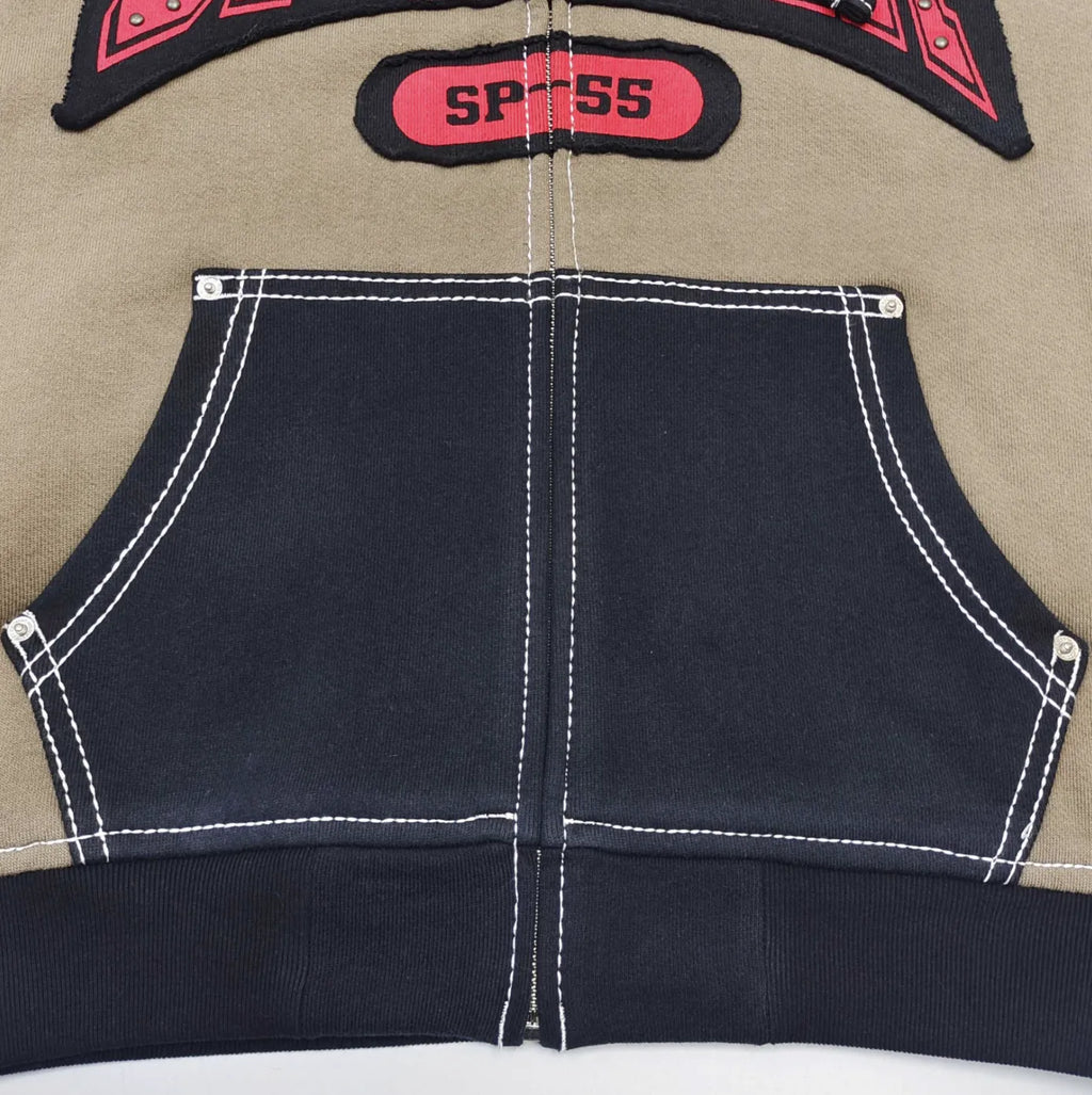 HOODIE ZIPPER SP5DER T&F