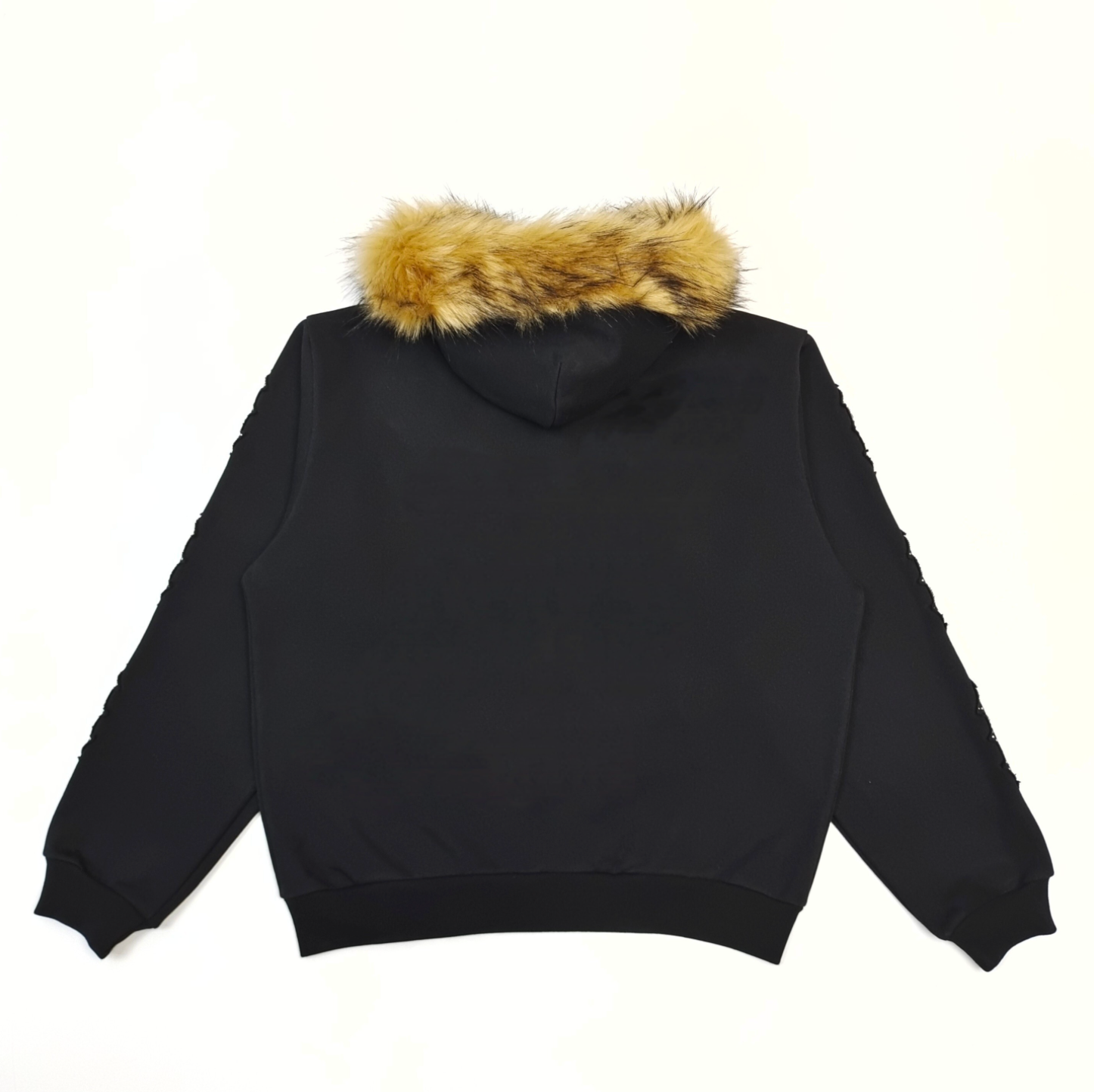 HOODIE ZIPPER SP5DER FAUX-FUR