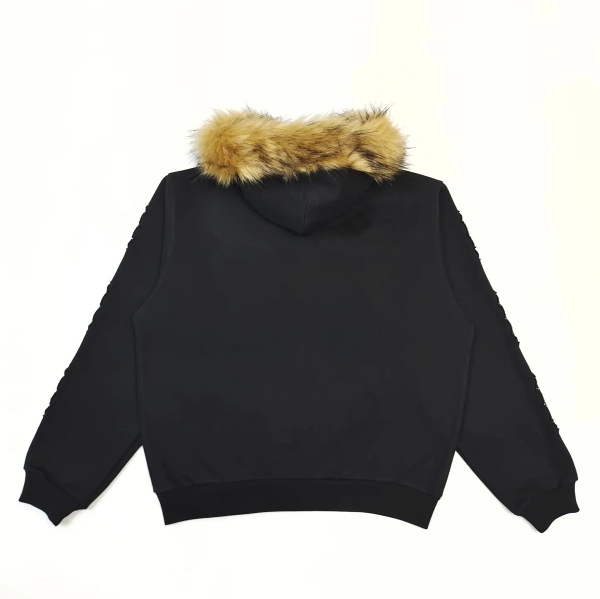 HOODIE ZIPPER SP5DER FAUX-FUR