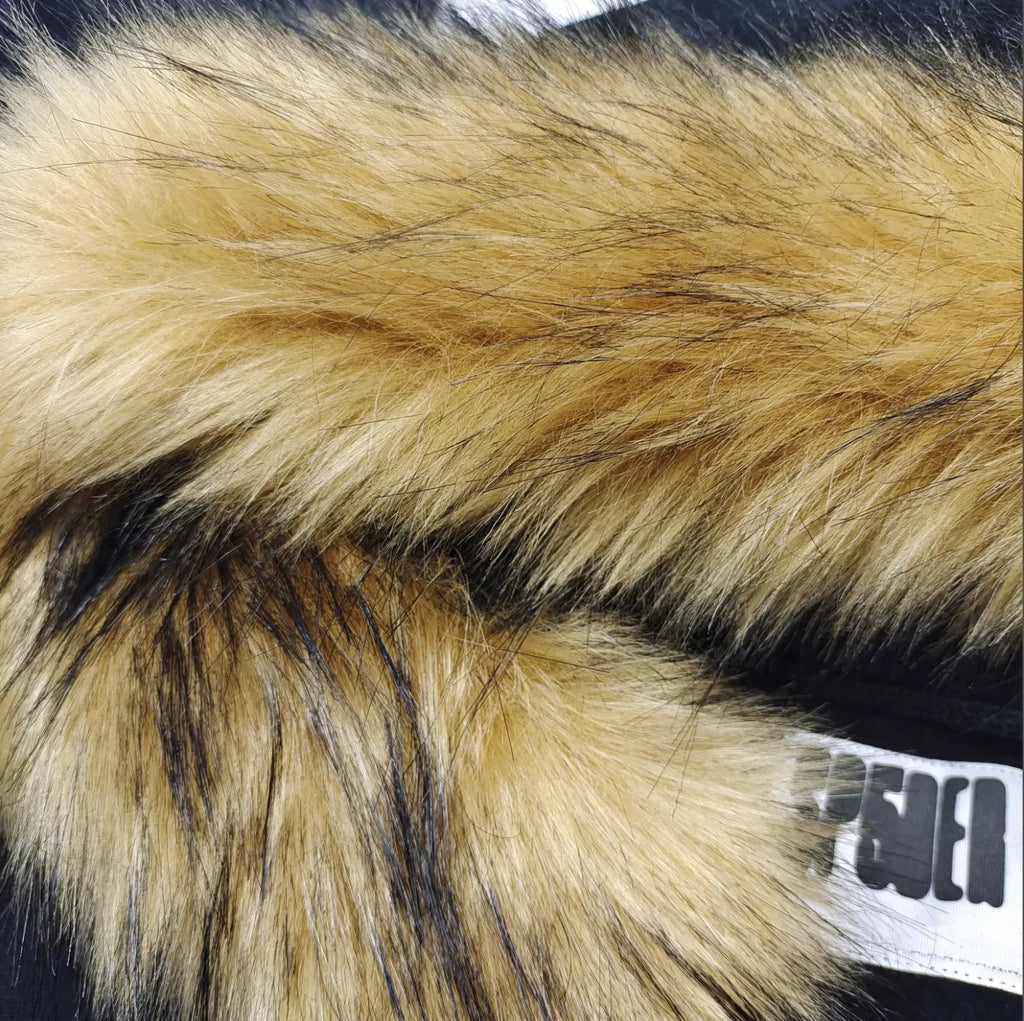 HOODIE ZIPPER SP5DER FAUX-FUR