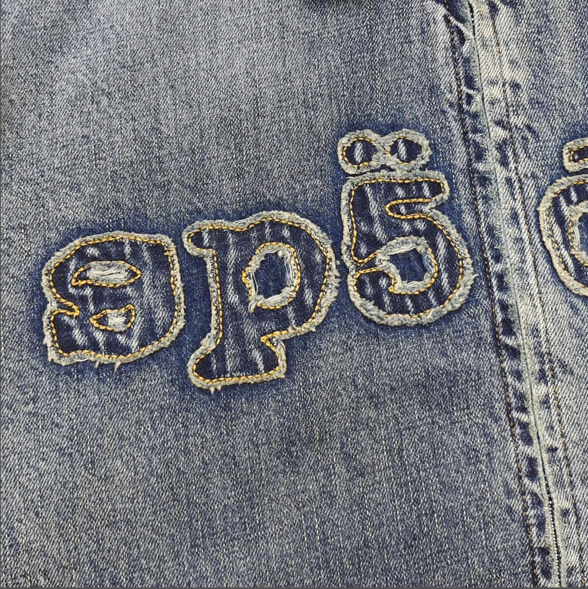 JACKET SP5DER DENIM WORK