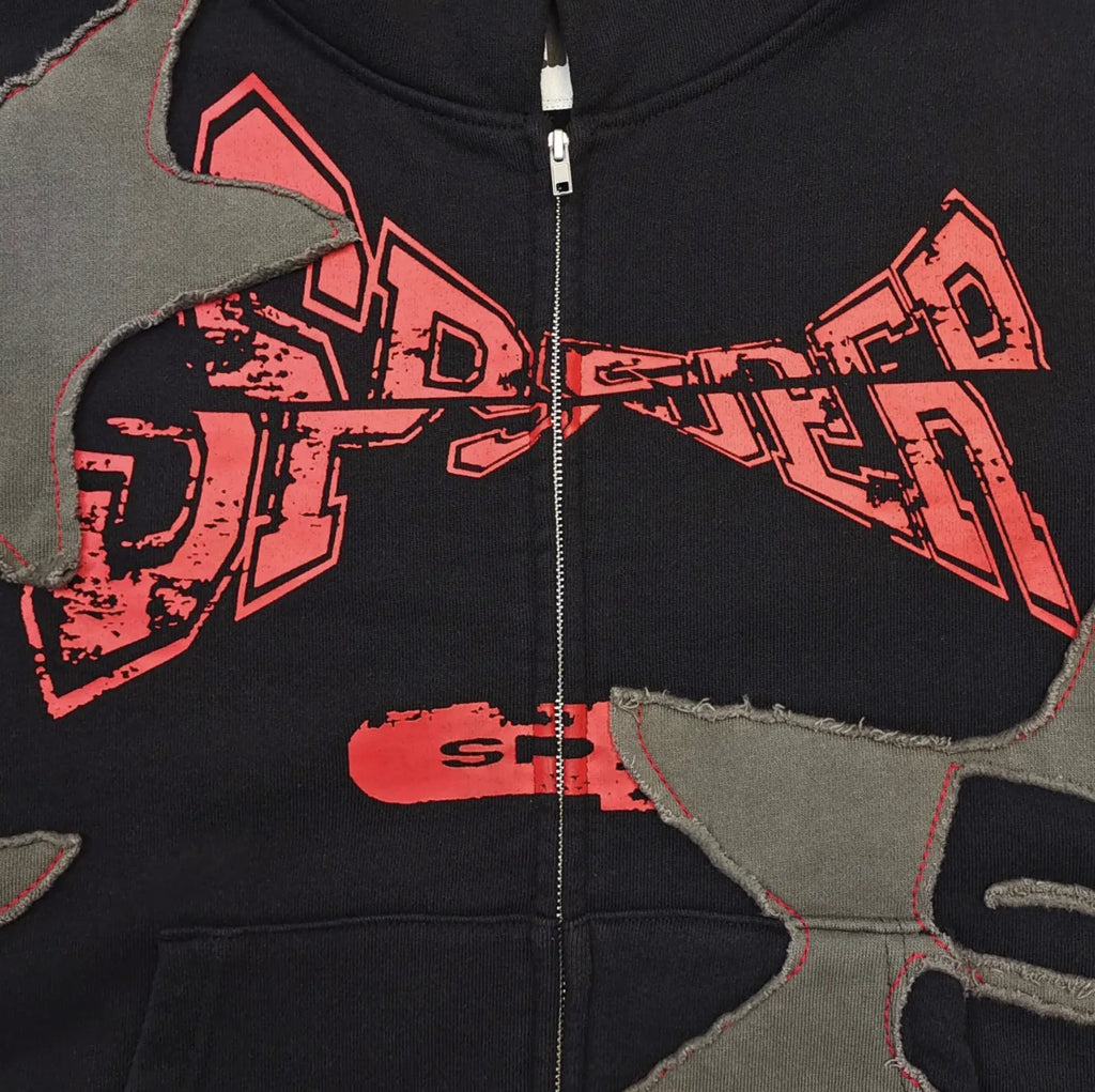 HOODIE ZIPPER SP5DER BIG STAR