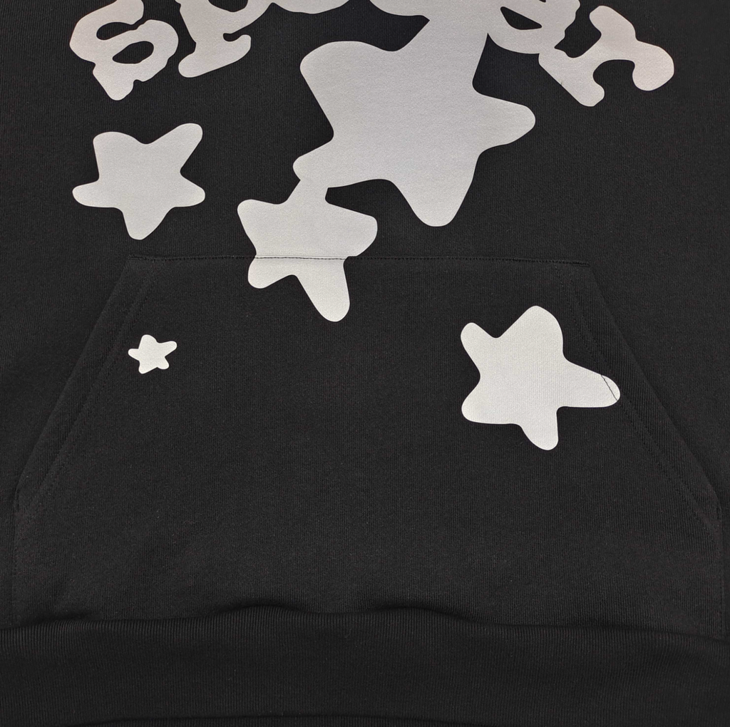 HOODIE SP5DER BELUGA REFLECTANTE