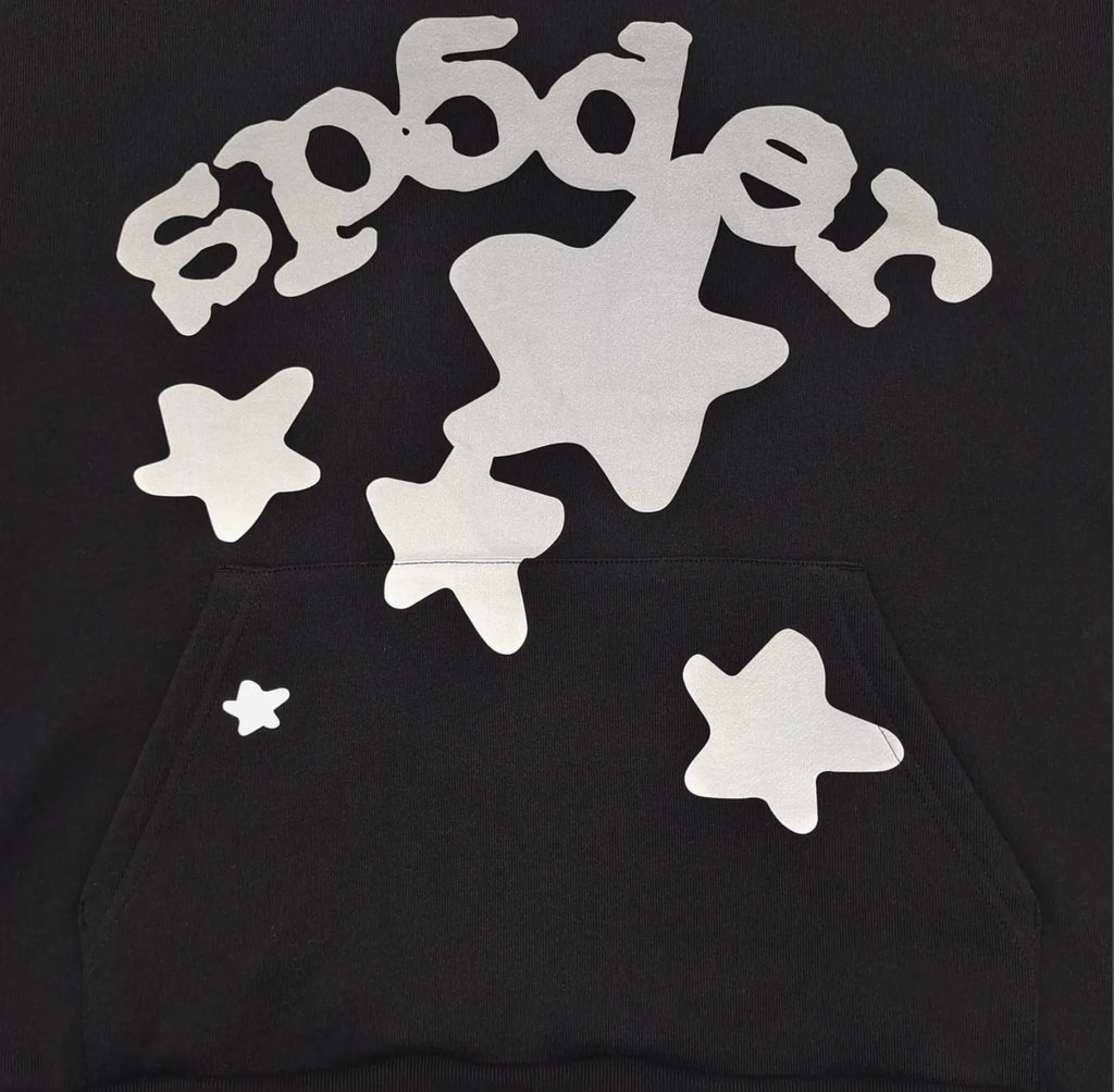 HOODIE SP5DER BELUGA REFLECTANTE