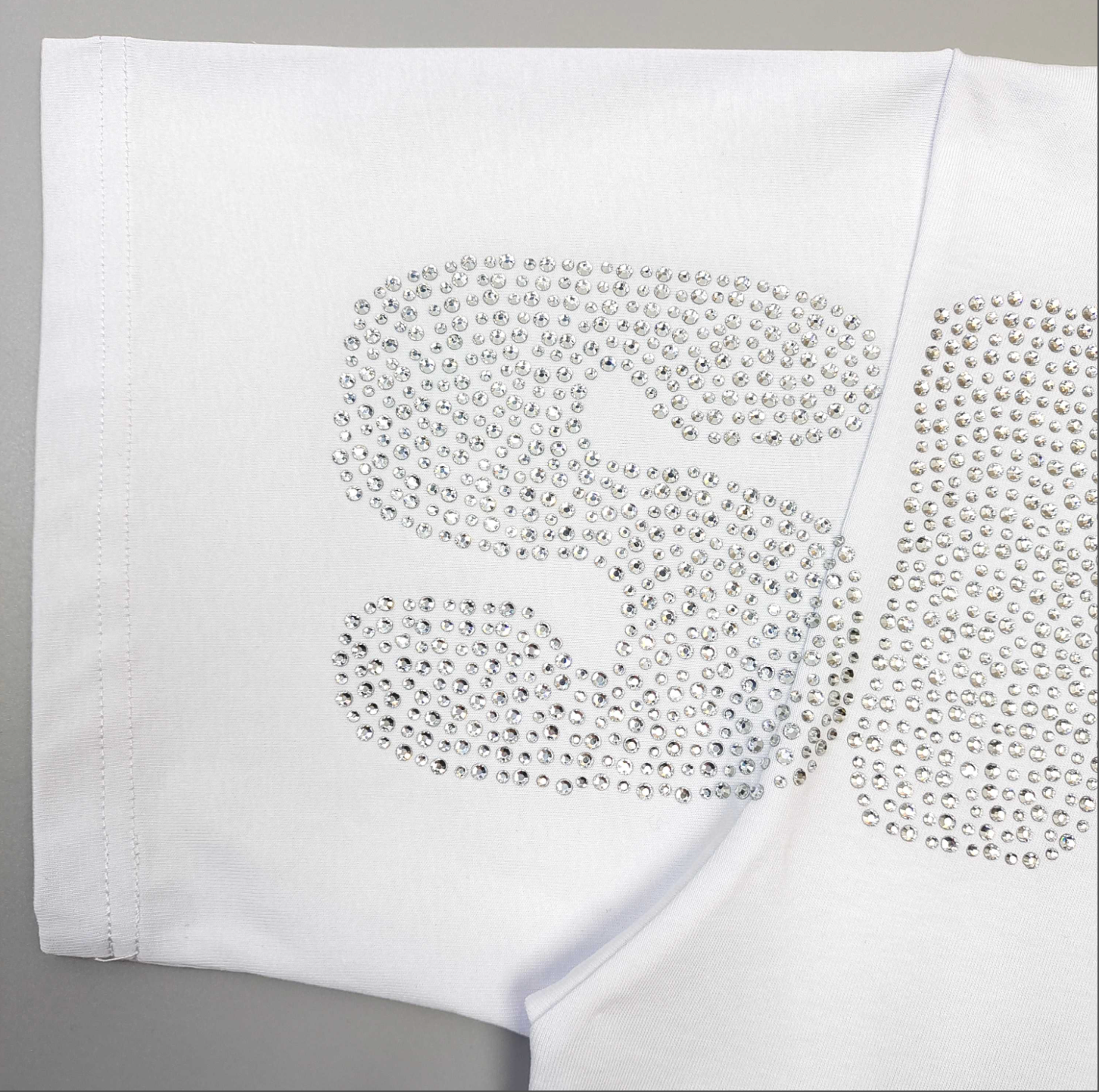PLAYERA SP5DER RHINESTONE SILK