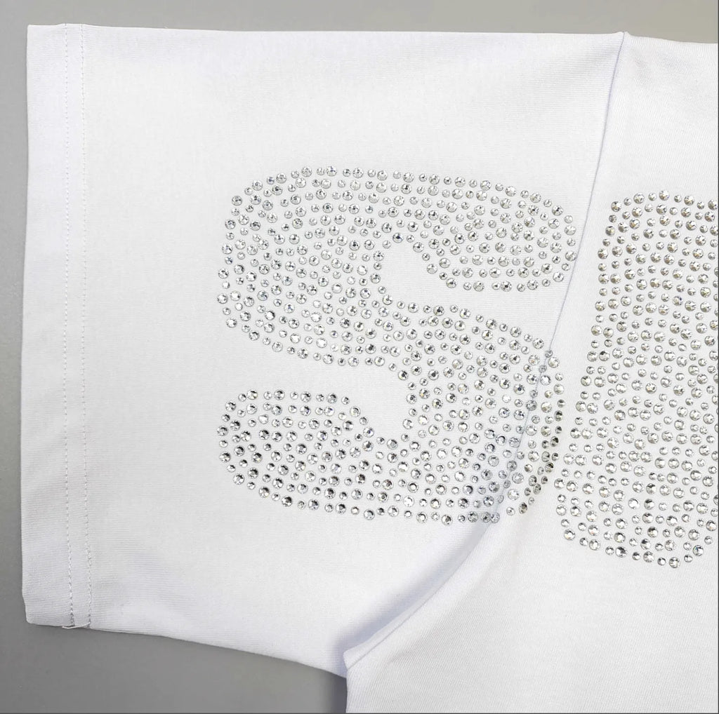 PLAYERA SP5DER RHINESTONE SILK