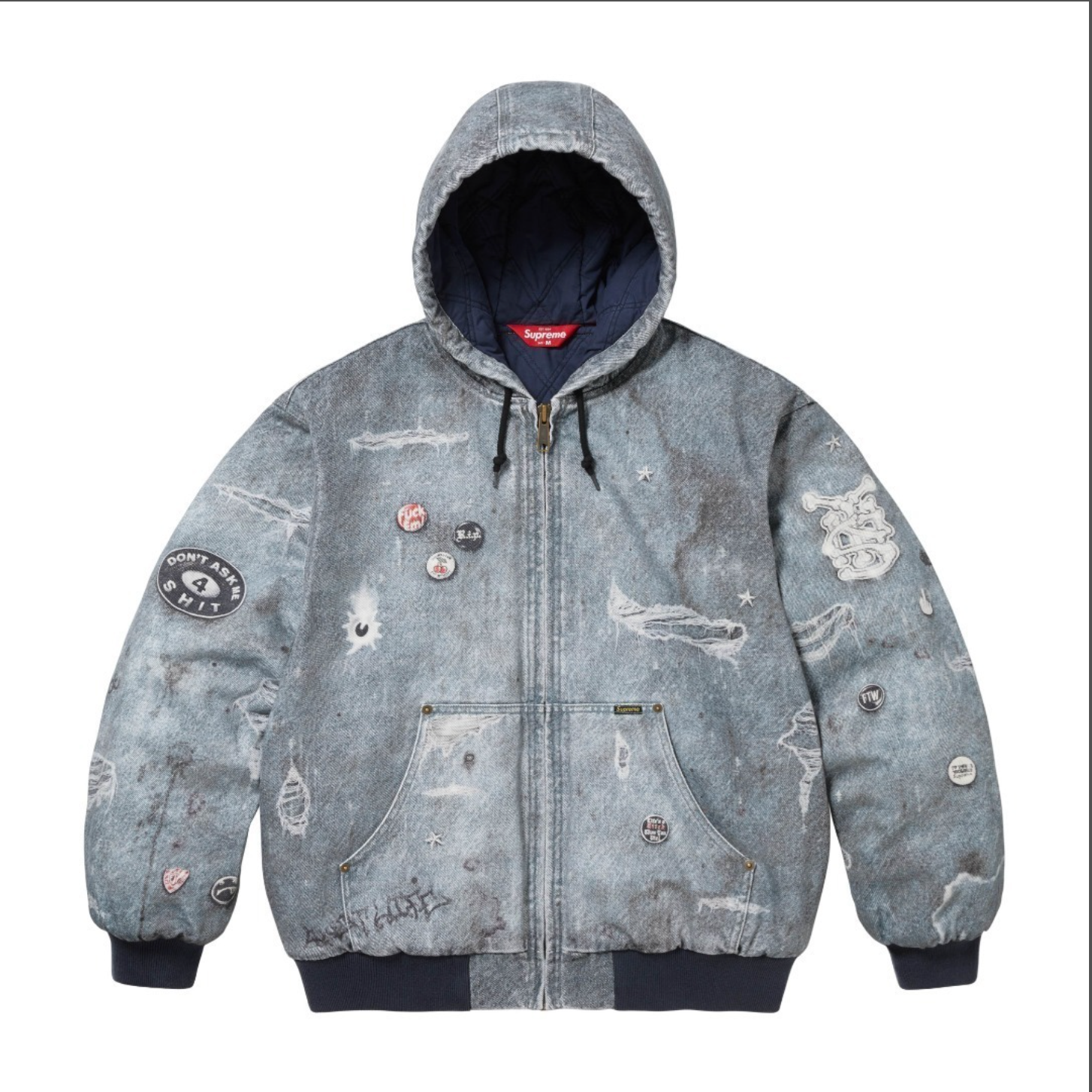 JACKET BOMBER SUPREME HJR TROMPE LÓELI HOODED WORK