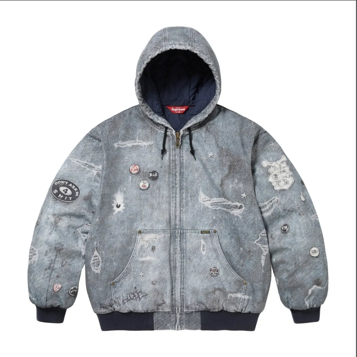 JACKET BOMBER SUPREME HJR TROMPE LÓELI HOODED WORK