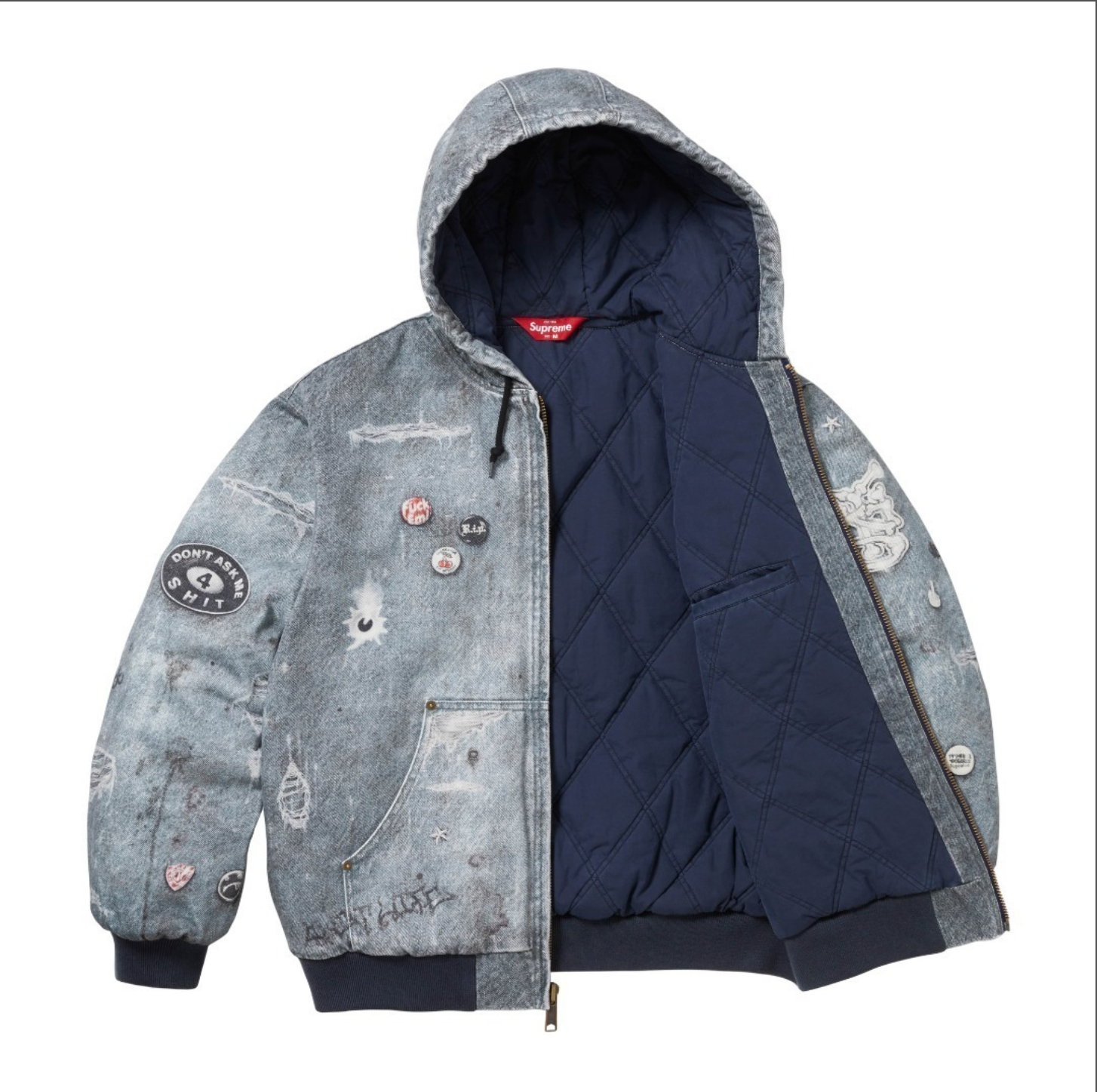 JACKET BOMBER SUPREME HJR TROMPE LÓELI HOODED WORK