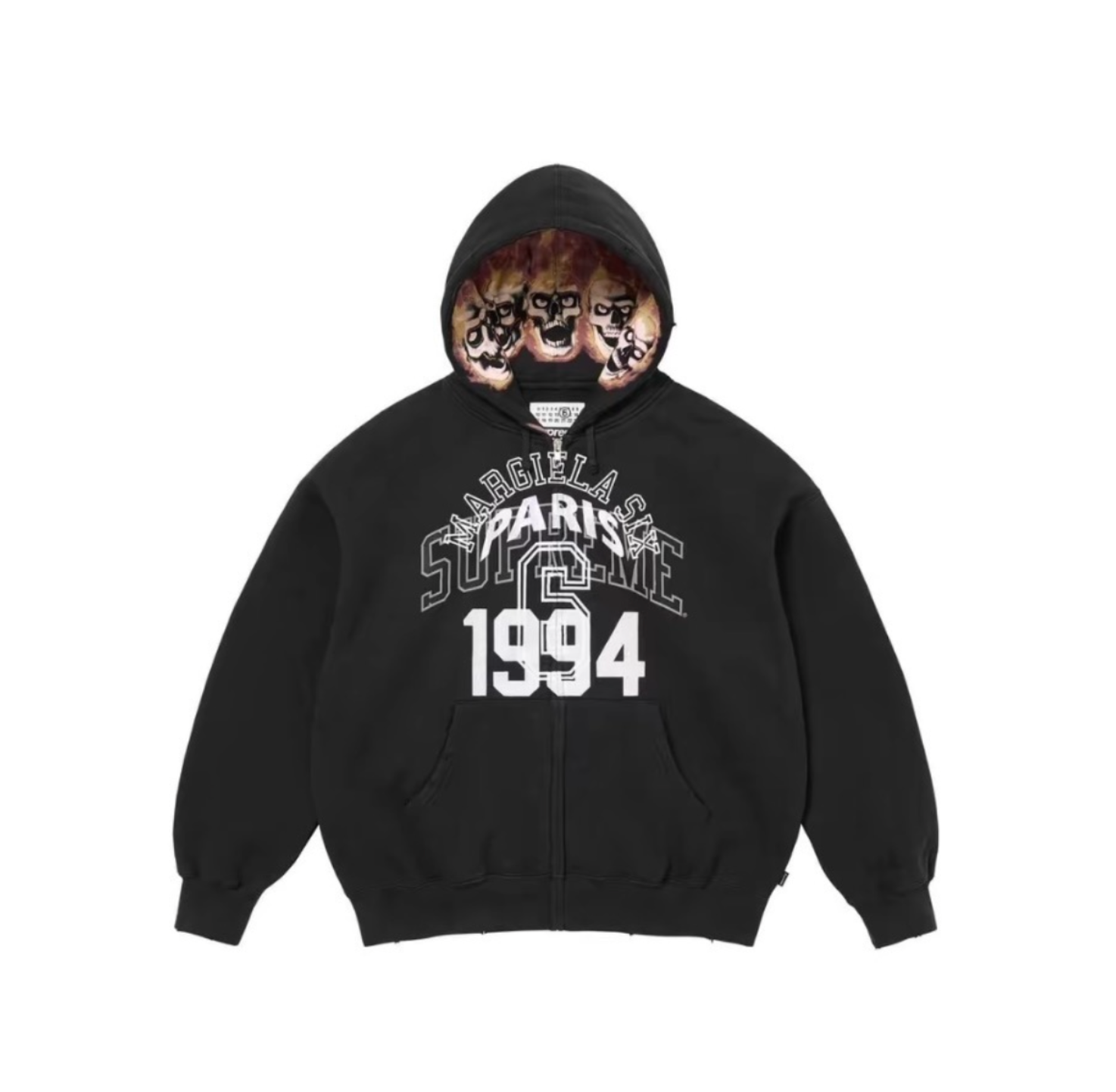 HOODIE ZIPPER SUPREME X MAISON MARGIELA