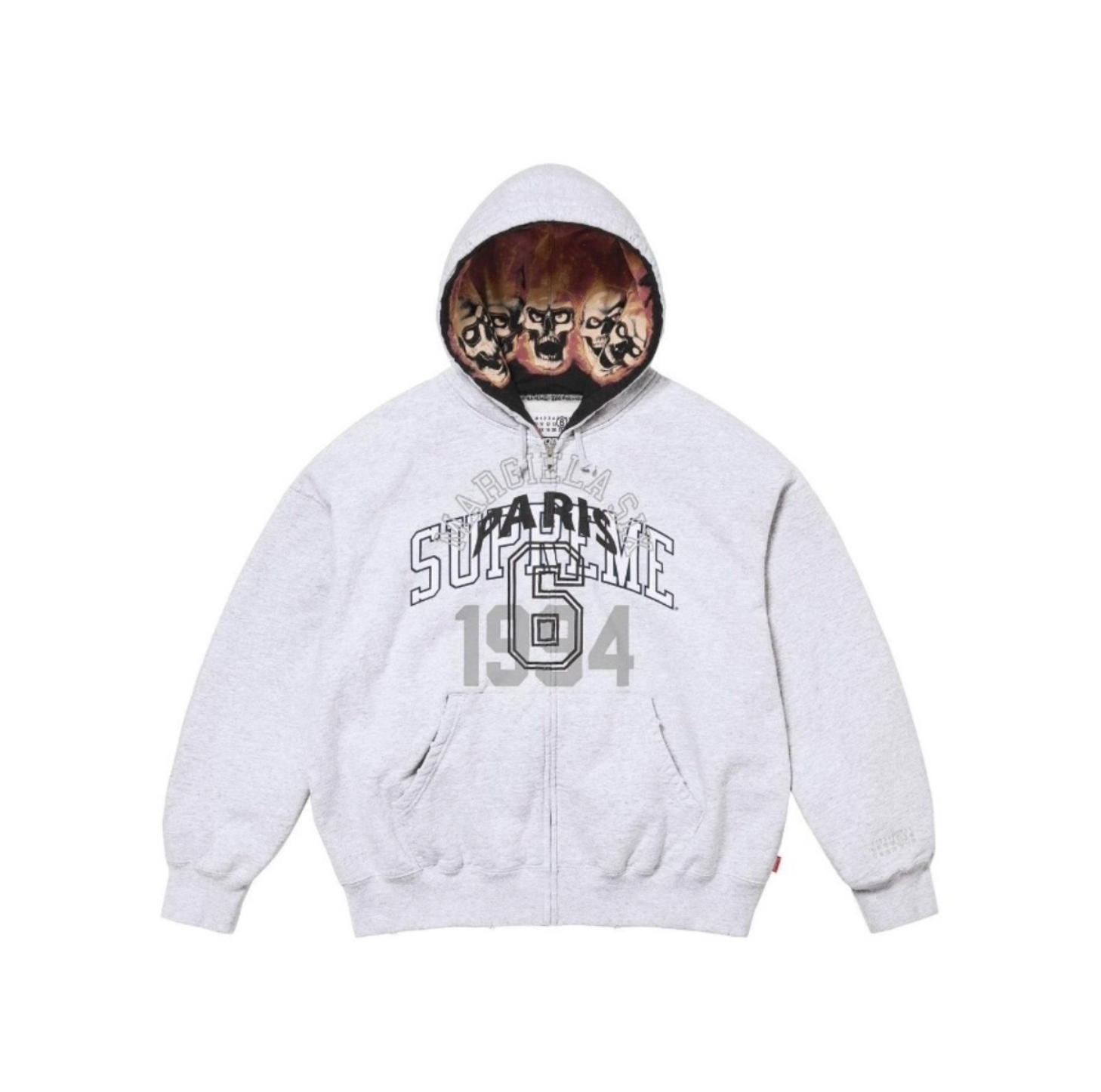 HOODIE ZIPPER SUPREME X MAISON MARGIELA