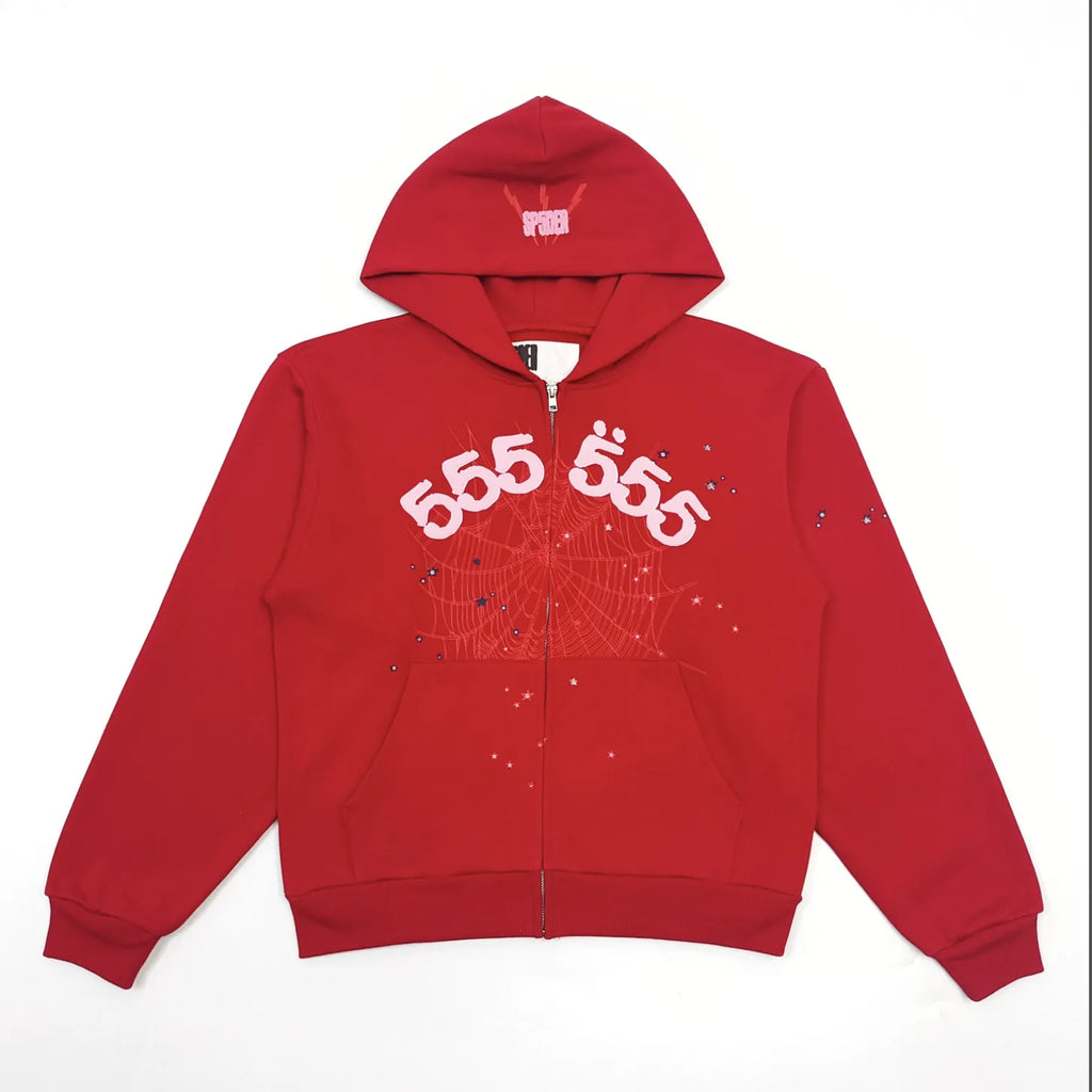 HOODIE ZIPPER SP5DER 555
