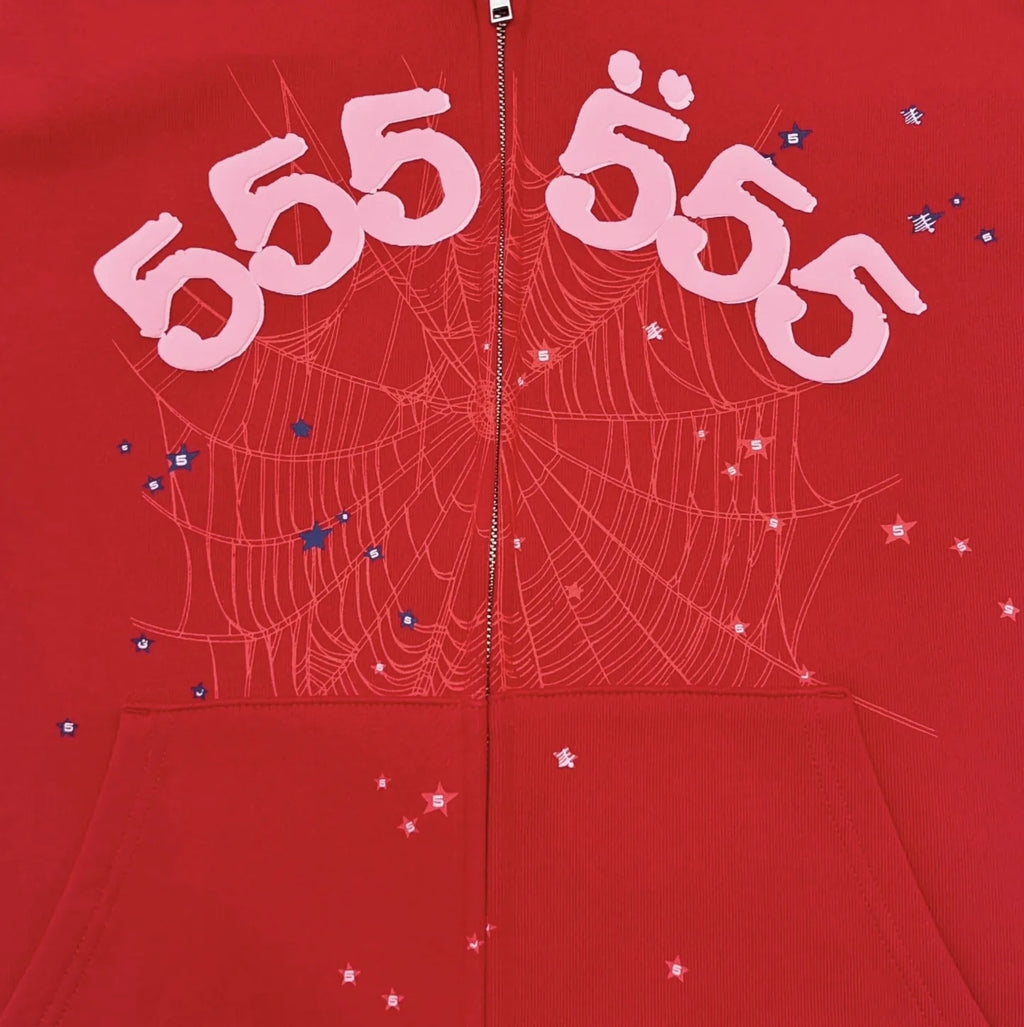 HOODIE ZIPPER SP5DER 555