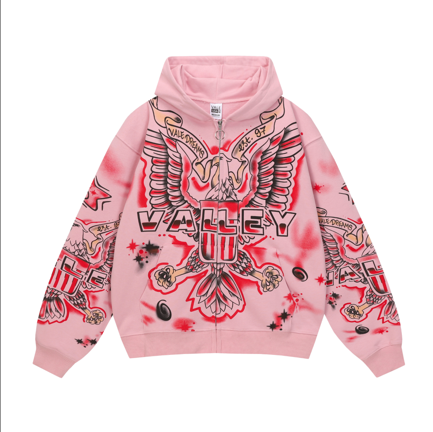 HOODIE ZIPPER VALLEY DREAMS