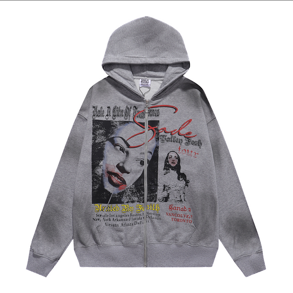 HOODIE ZIPPER VALLEY FOREVER