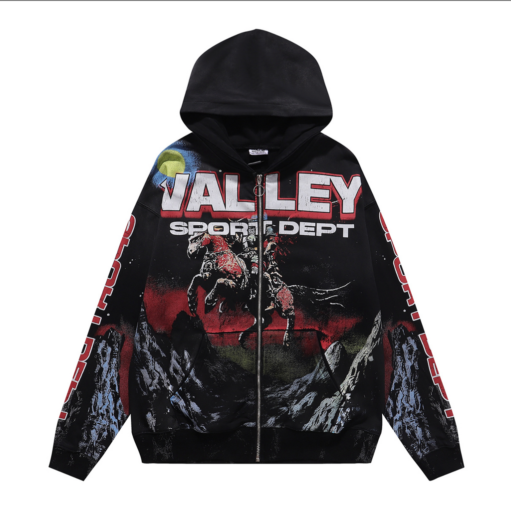 HOODIE ZIPPER VALLEY SPORT