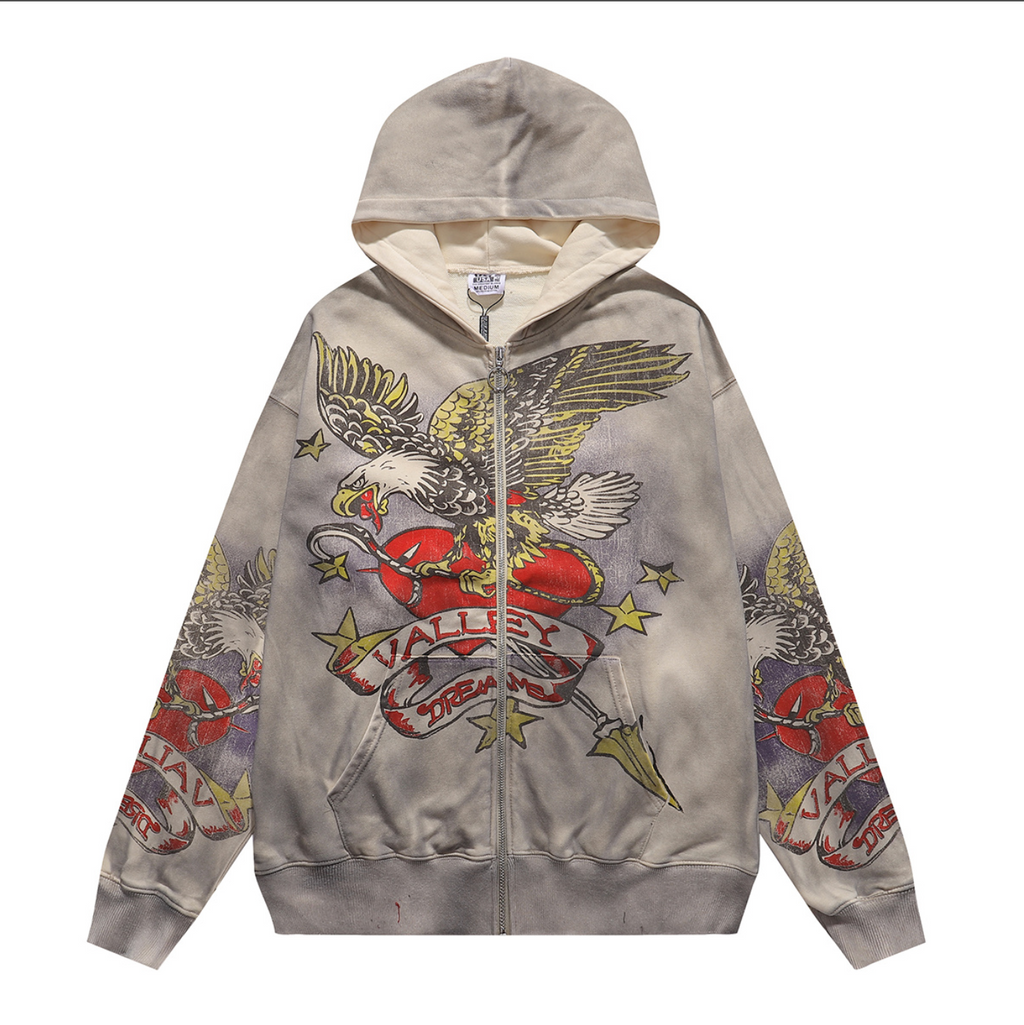 HOODIE ZIPPER VALLEY DREAMS