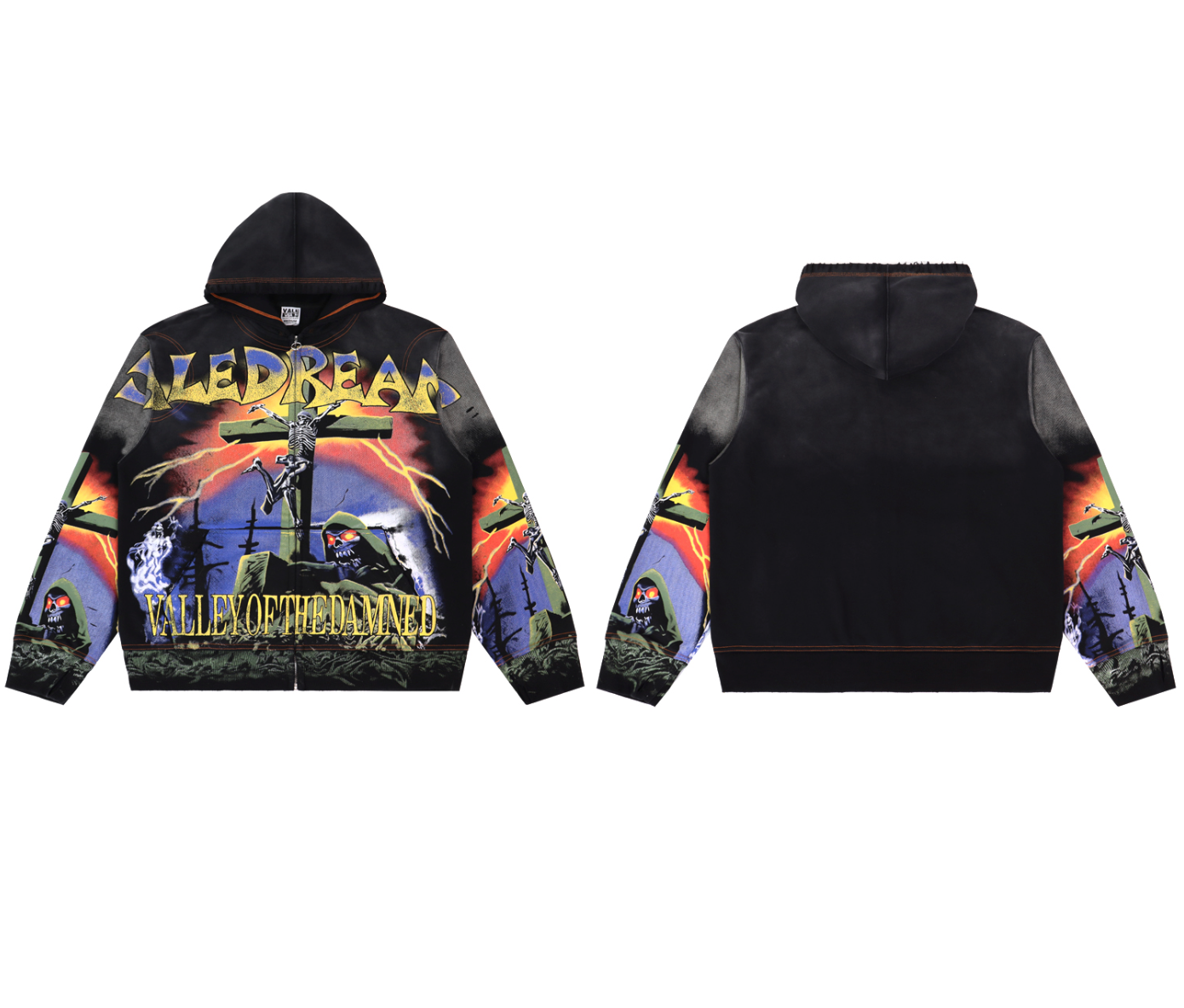HOODIE ZIPPER VALLEY DREAMS