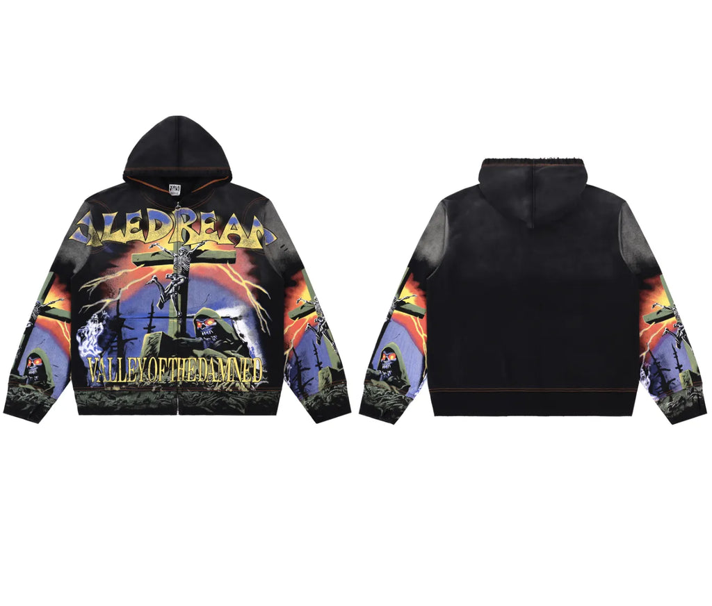 HOODIE ZIPPER VALLEY DREAMS