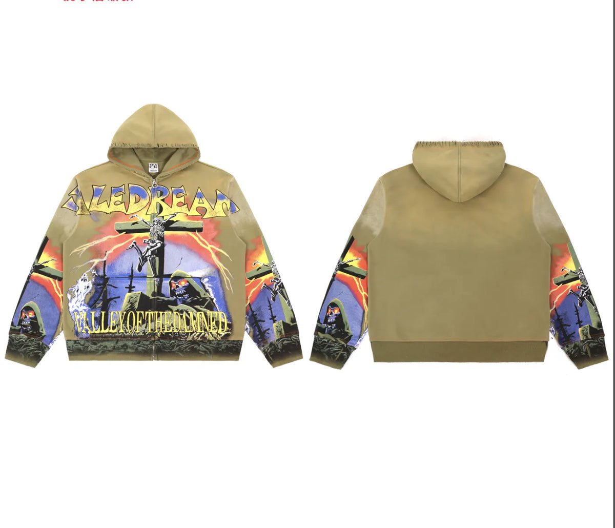 HOODIE ZIPPER VALLEY DREAMS