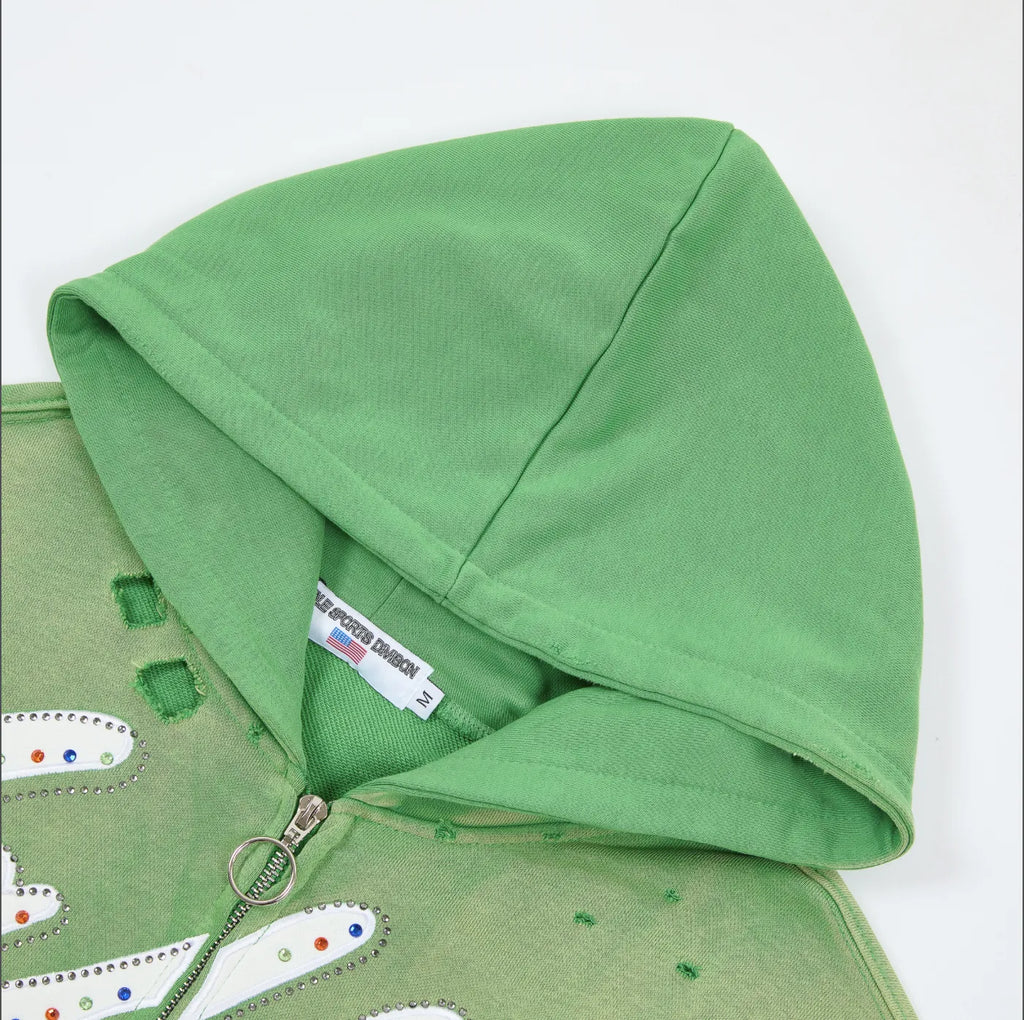 HOODIE ZIPPER VALLEY USA