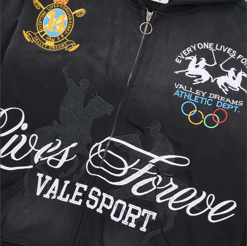 HOODIE ZIPPER VALLEY FOREVER