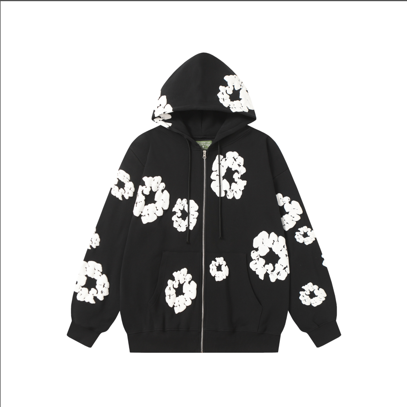 HOODIE ZIPPER DENIM TEARS