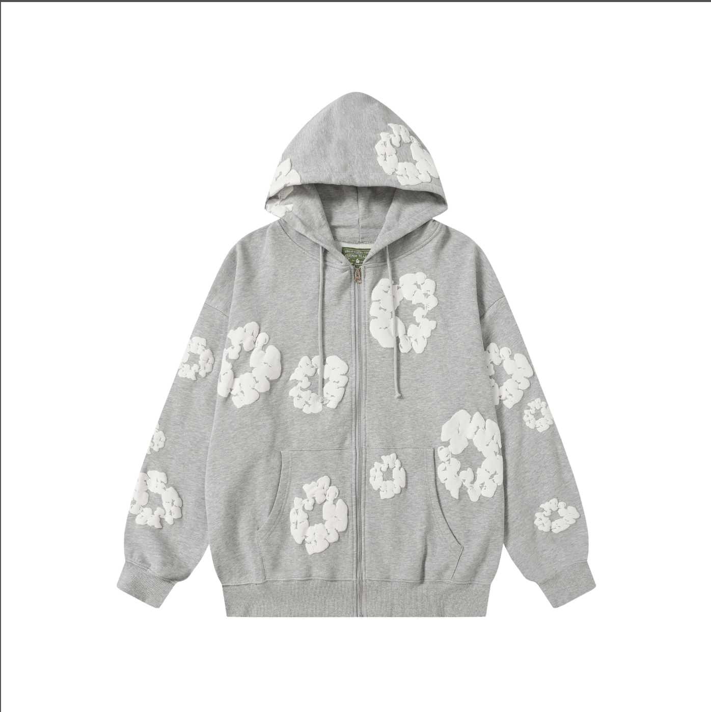 HOODIE ZIPPER DENIM TEARS
