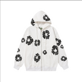 HOODIE ZIPPER DENIM TEARS