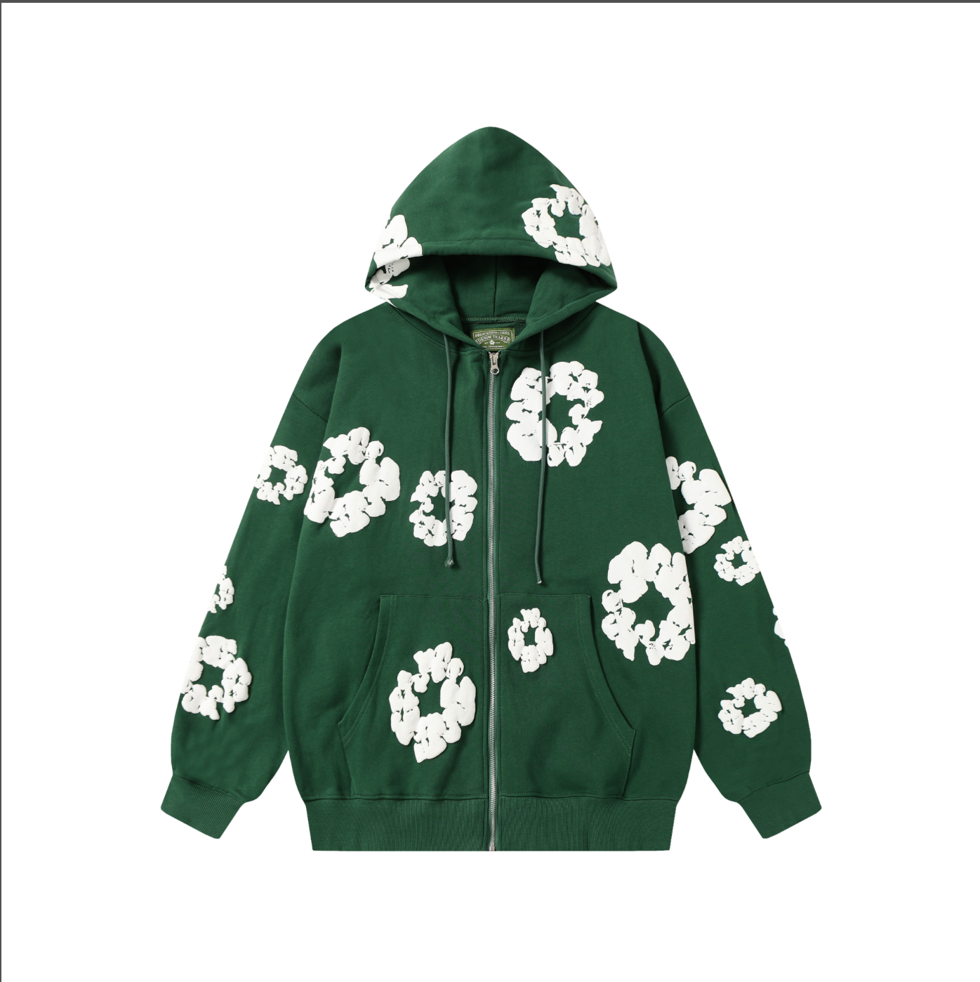 HOODIE ZIPPER DENIM TEARS