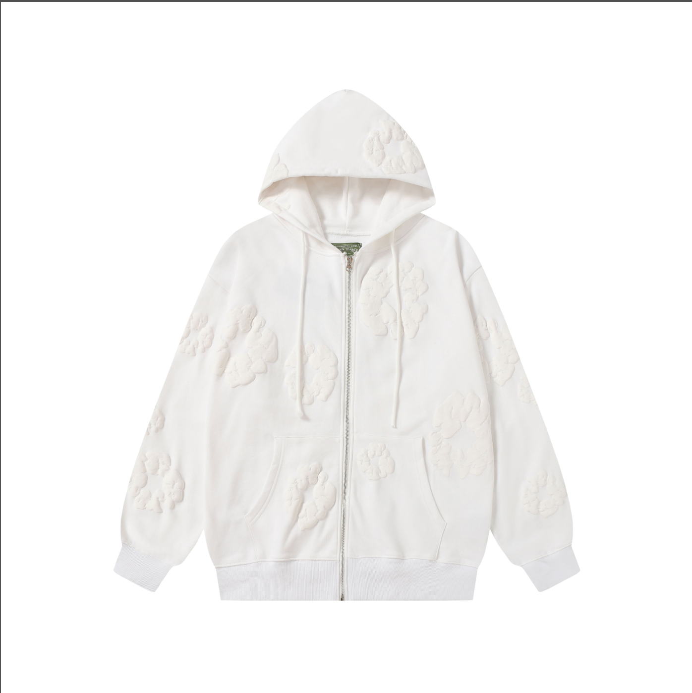 HOODIE ZIPPER DENIM TEARS