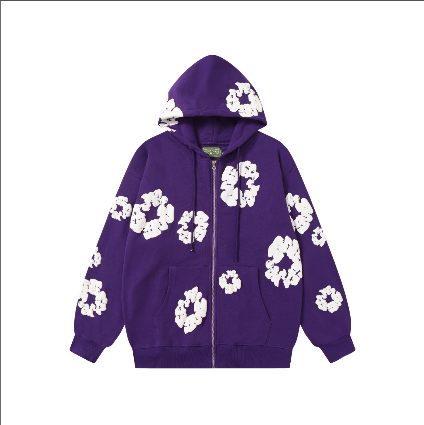 HOODIE ZIPPER DENIM TEARS