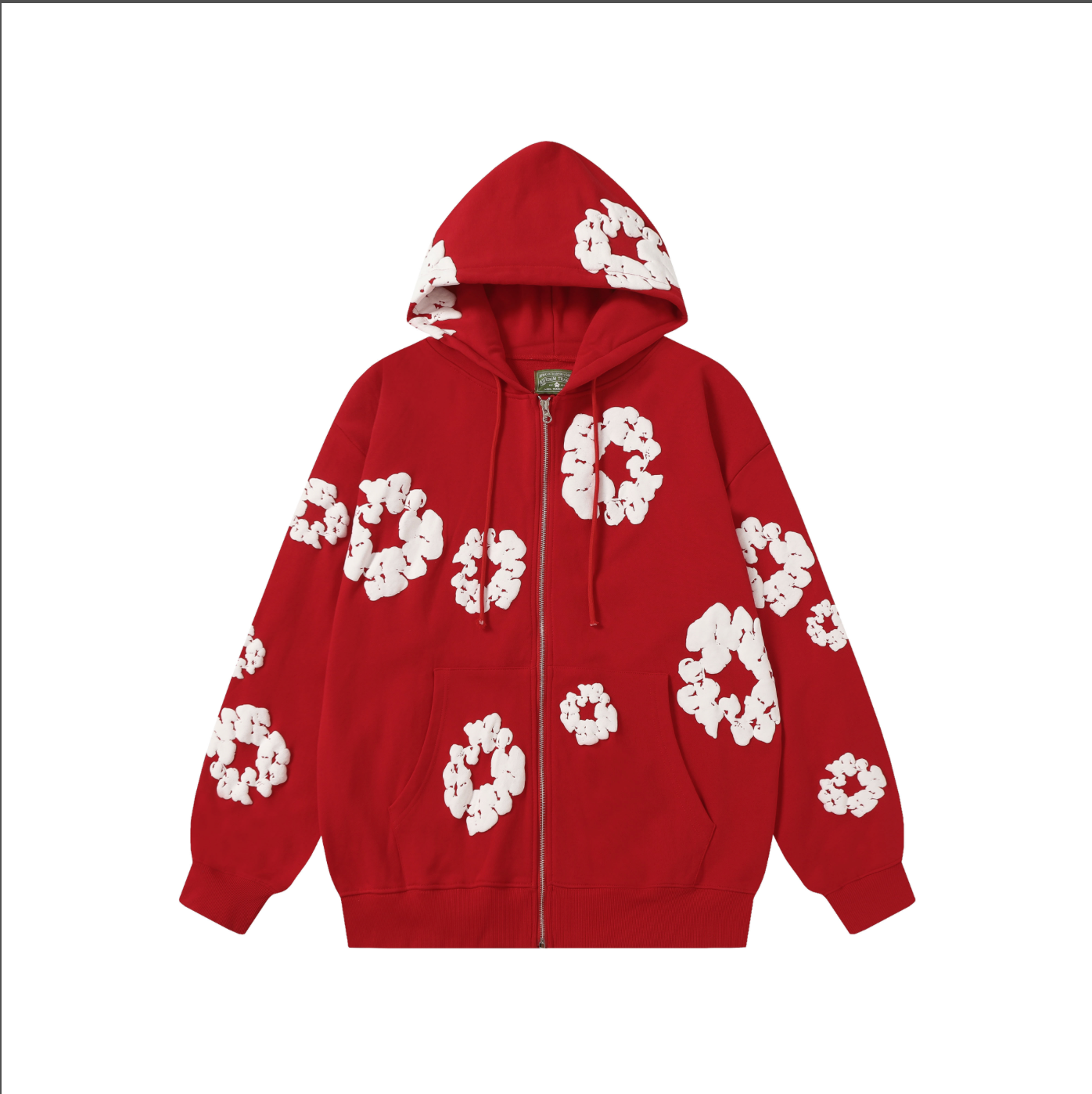 HOODIE ZIPPER DENIM TEARS